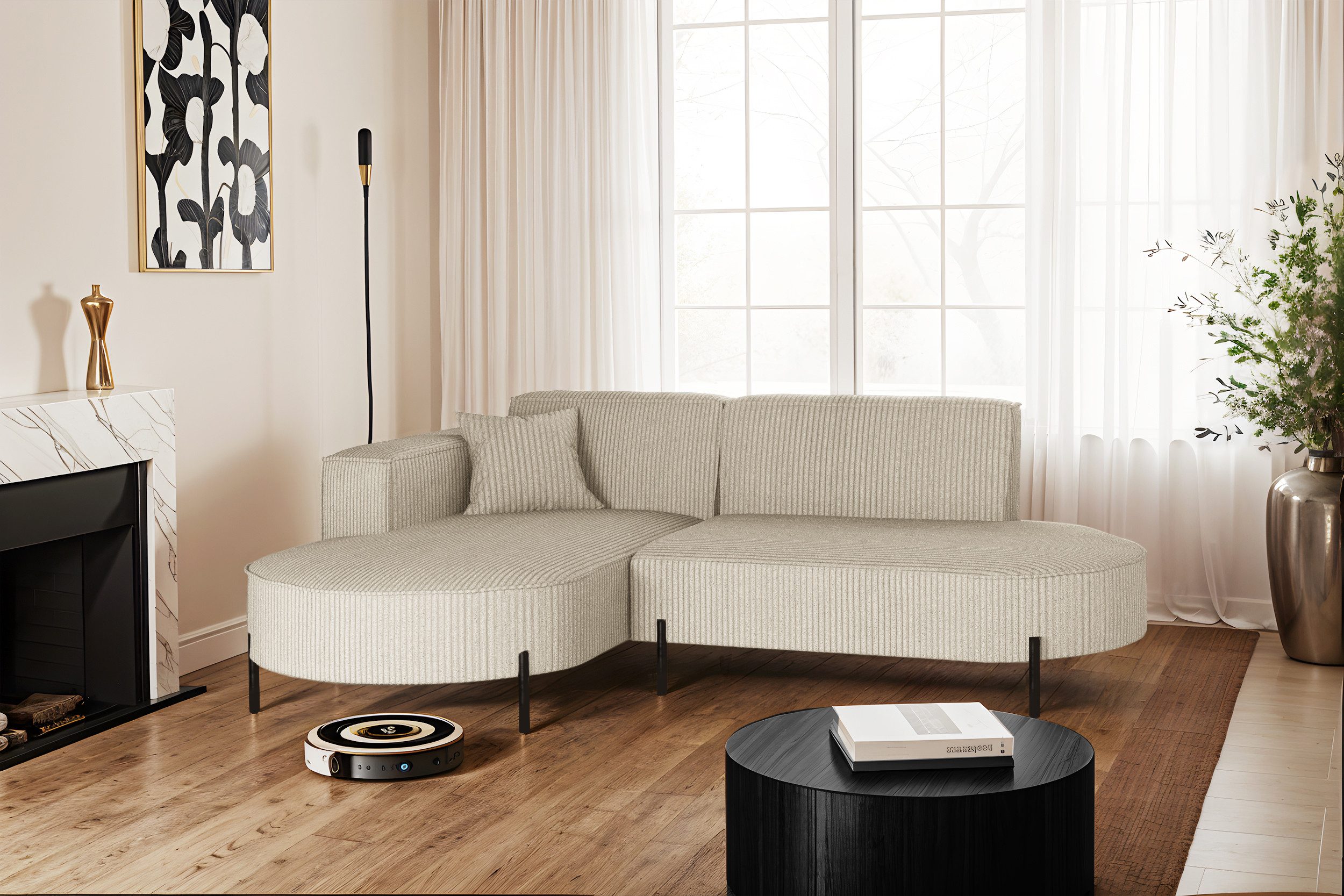 Kaiser Möbel Ecksofa Sofa L-Form Designer günstig online kaufen