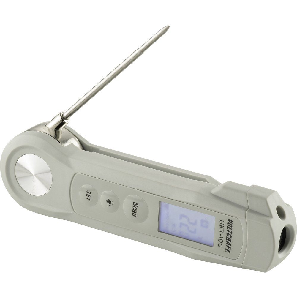 Kochthermometer VOLTCRAFT UKT-100 Einstichthermometer Messbereich Temperatur -40 bis