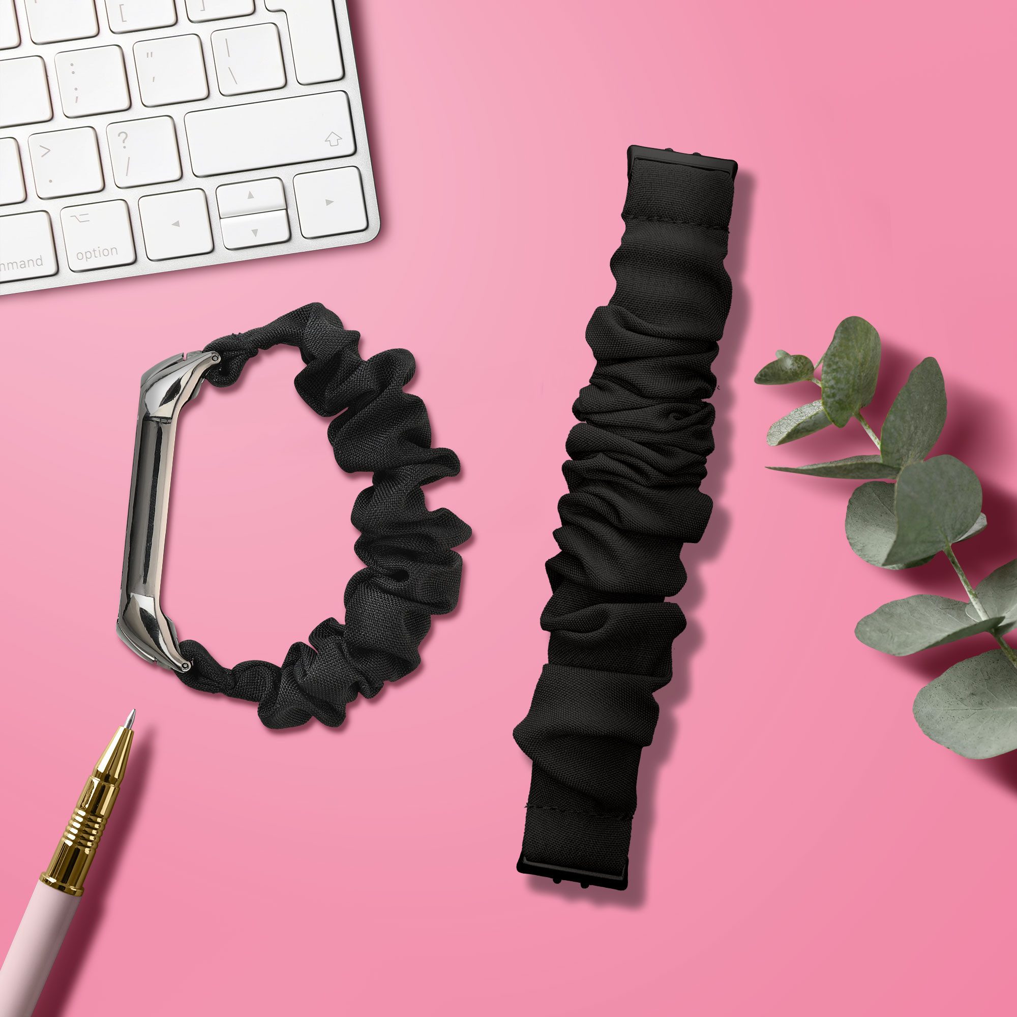 kwmobile Ersatz Bügelpolster für Samsung Galaxy Fit 3 Smartwatch, 1-tlg., mit Kunstleder Polster