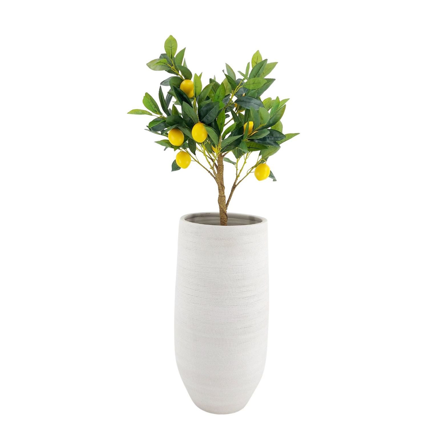 CreaFlor Home Bodenvase Tokio, Farbe: Grau, Höhe: 50,5cm