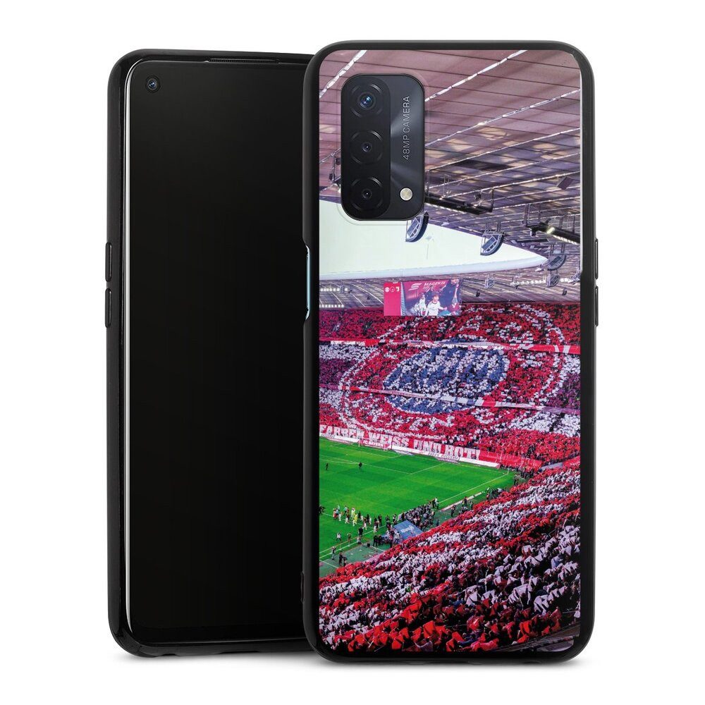 DeinDesign Handyhülle FCB Stadion FC Bayern München FCB Stadion Tribüne, Oppo A54 5G Silikon Hülle Bumper Case Handy Schutzhülle