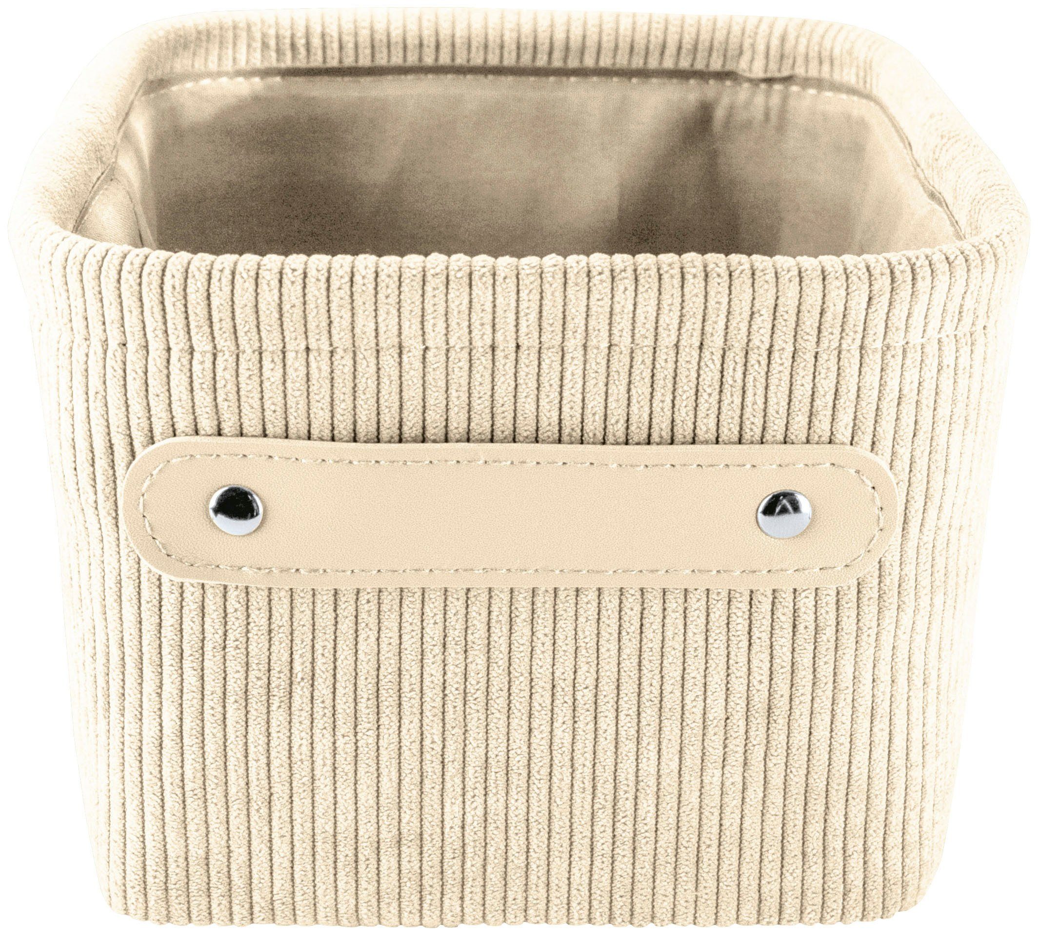 wertlos Kleine Wolke Aufbewahrungskorb beige Bedford