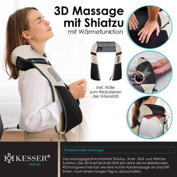 KESSER Nacken-Massagegerät, Nackenmassagegerät Shiatsu Massagegerät inkl.Tasche