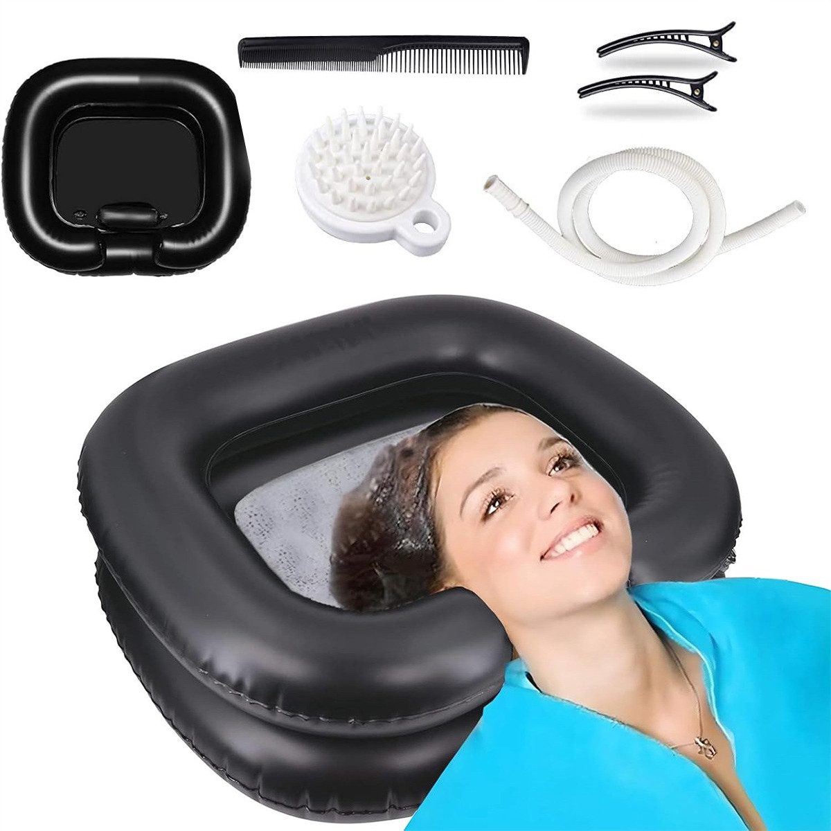 autolock Waschtisch Aufblasbares Shampoo-Becken für Bettlägerige und Behind günstig online kaufen