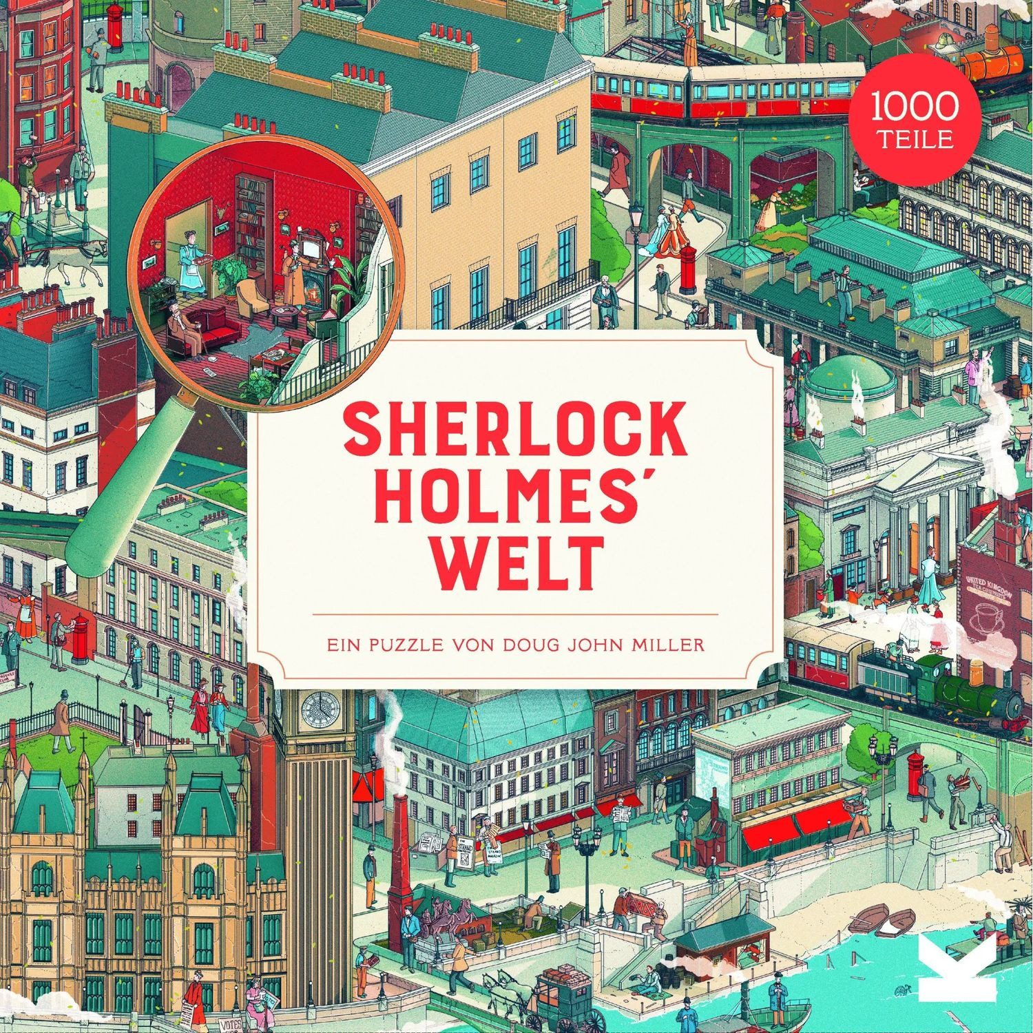 Laurence King Puzzle Sherlock Holmes` Welt, 1000 Puzzleteile
