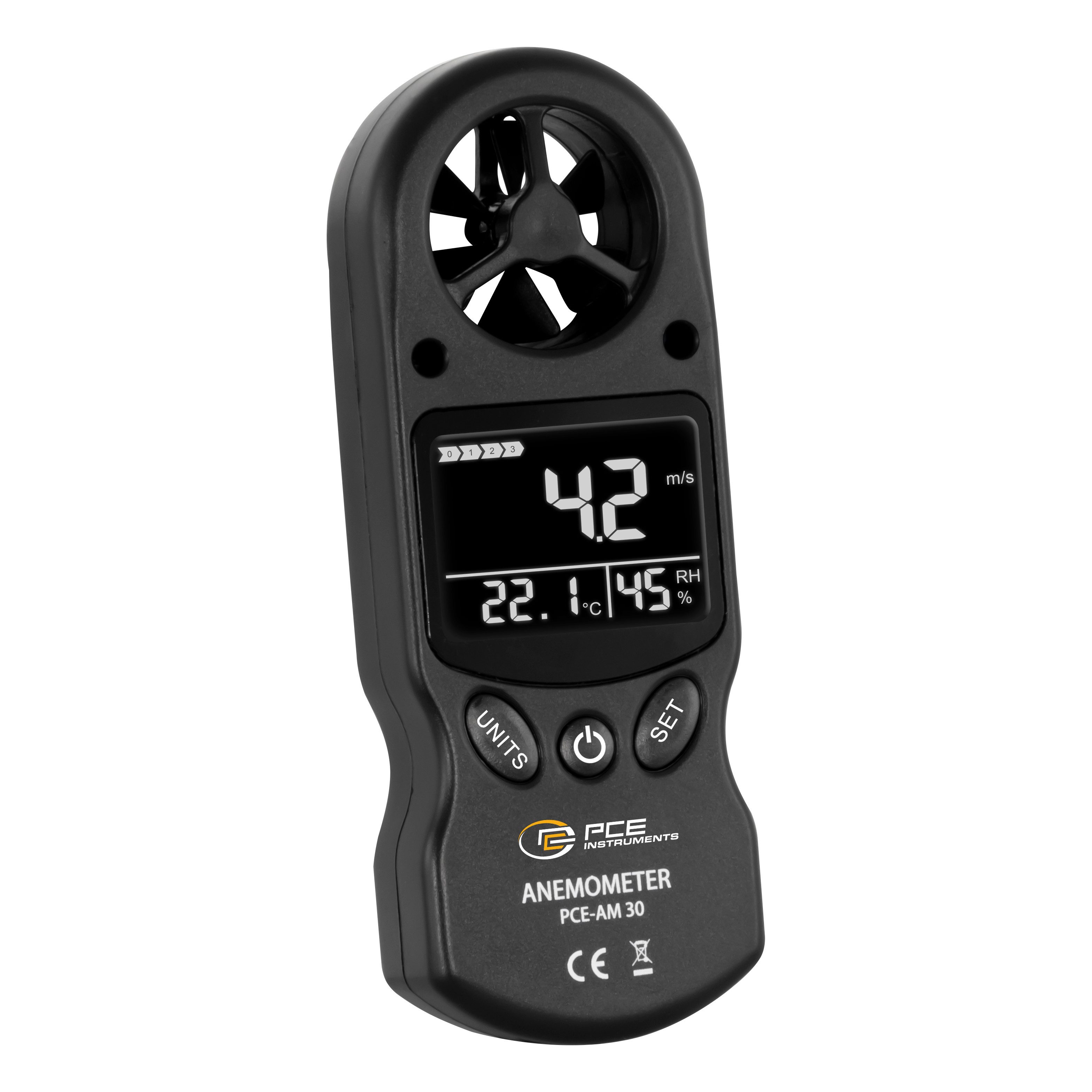 Raumluft-Qualitätssensor PCE Instruments Anemometer PCE-AM 30