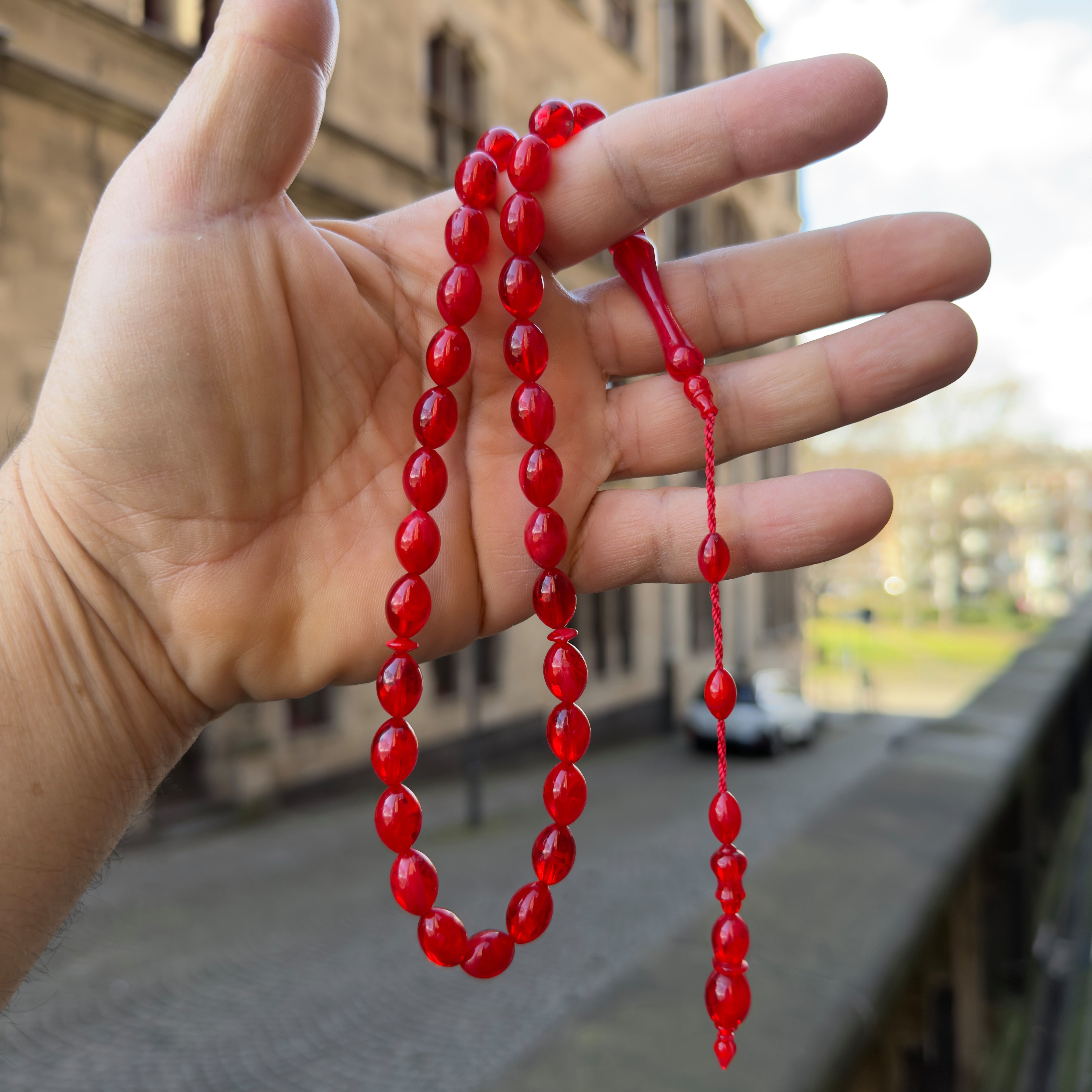 Kettenanhänger Tesbih Rot Sikma Osmanli