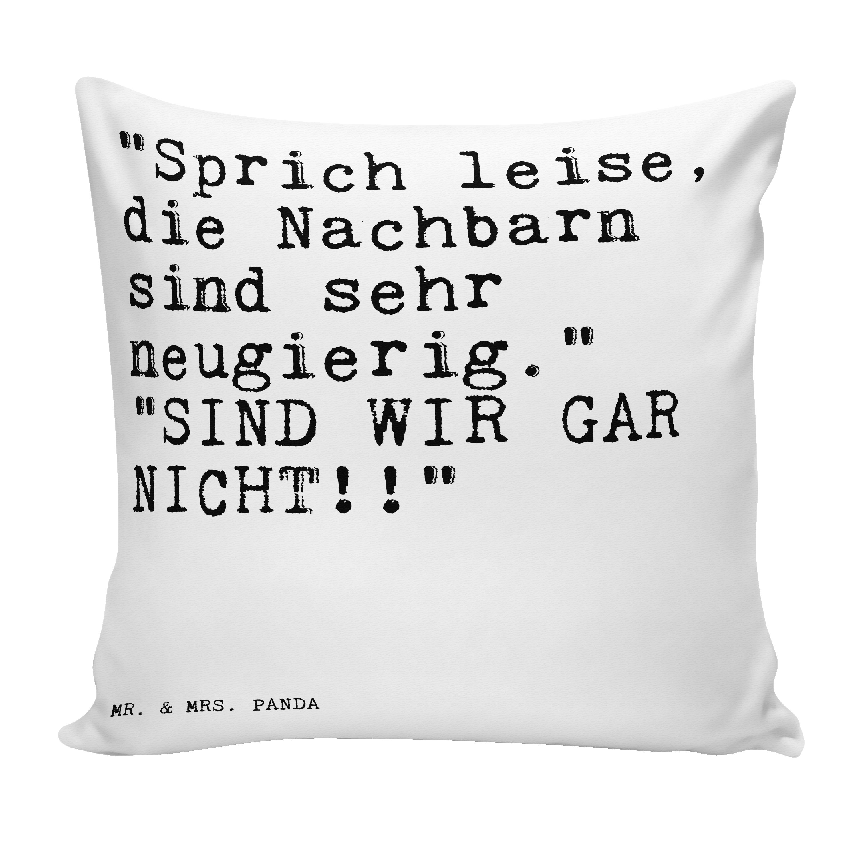 Mr. & Mrs. Panda Dekokissen »"Sprich leise, die Nachbarn... Weiß