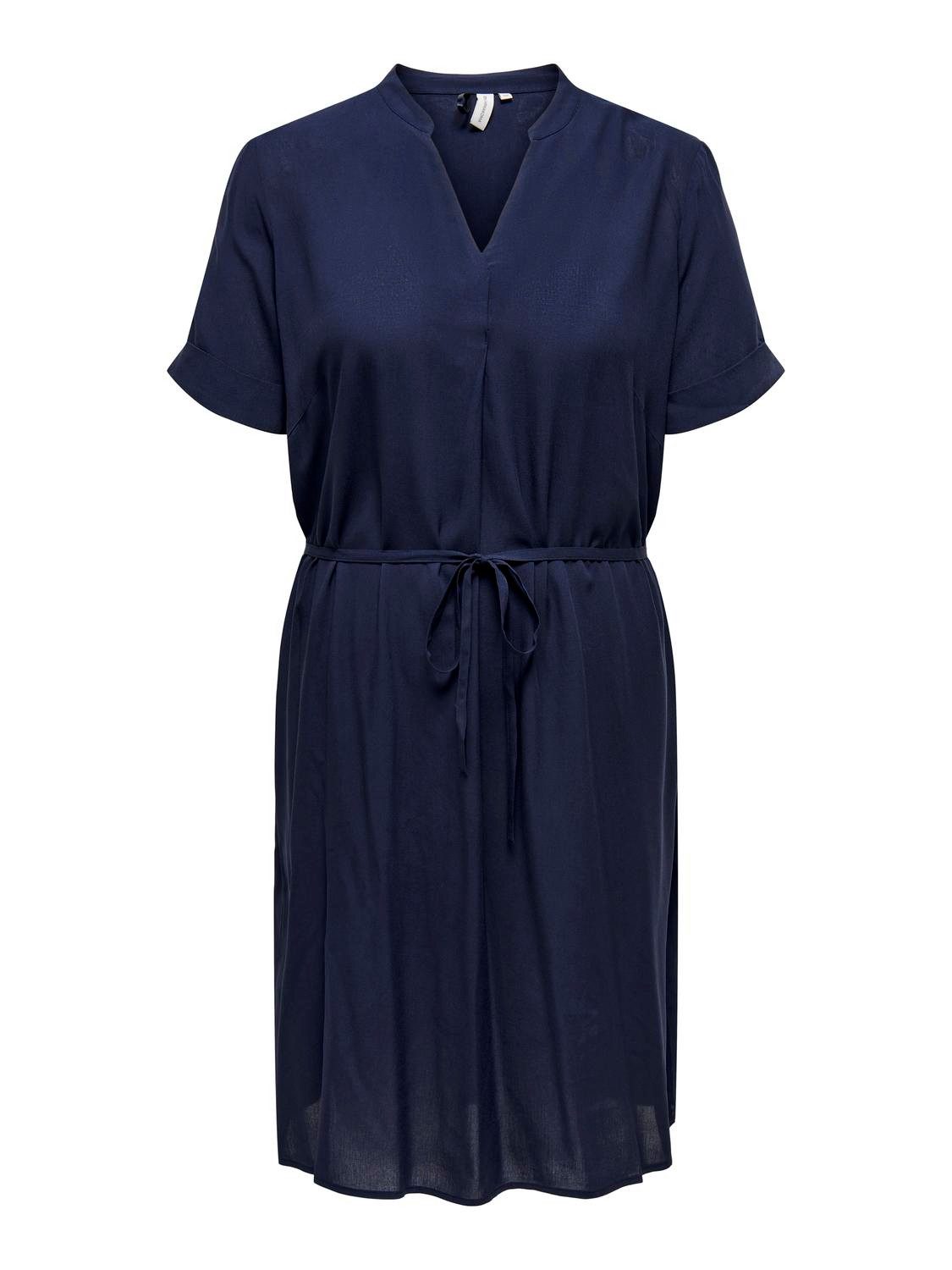 ONLY Midikleid CARNOVA LIFE SS V-NECK günstig online kaufen