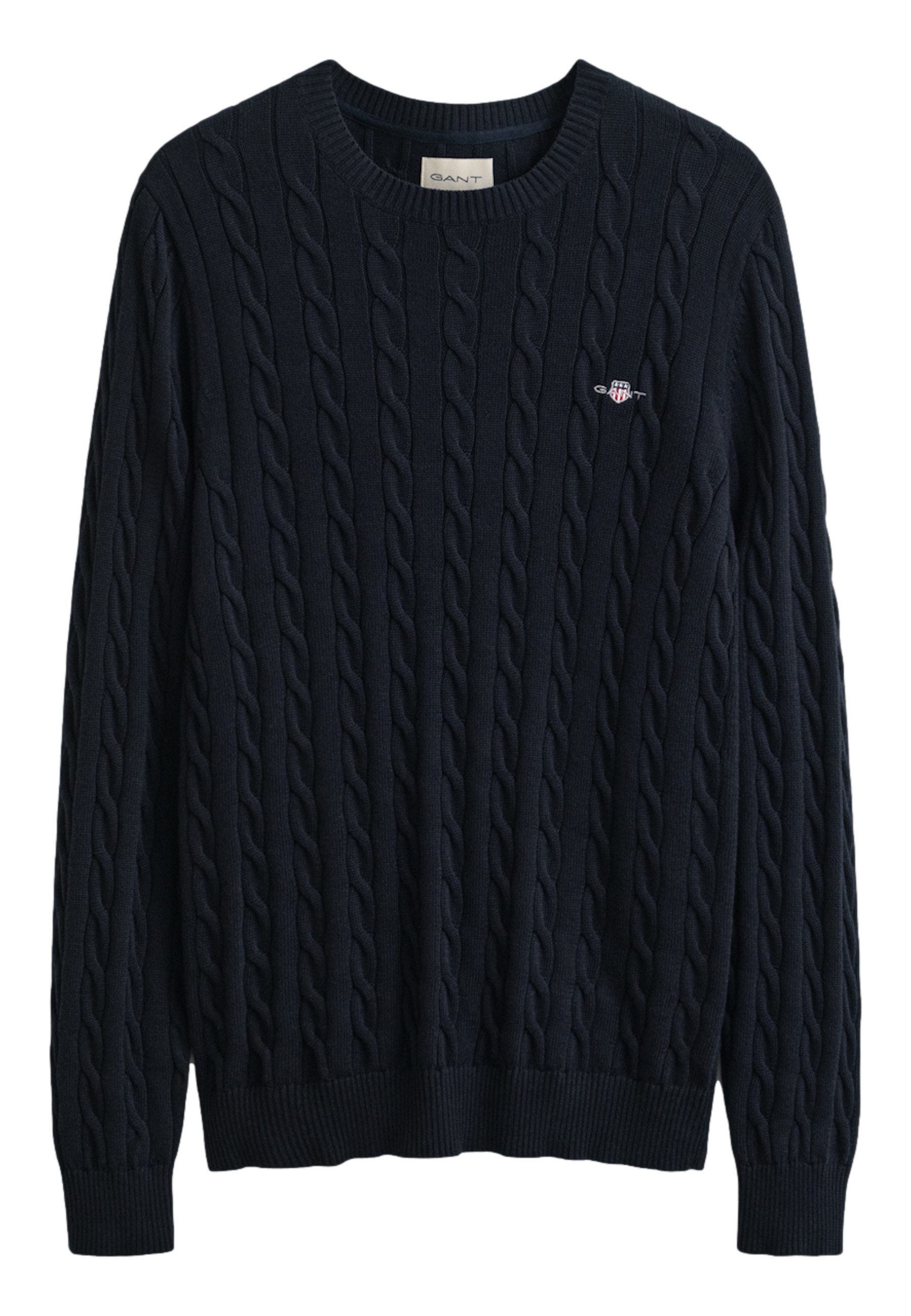 Gant Strickpullover Pullover Strickpullover R-Neck (1-tlg)