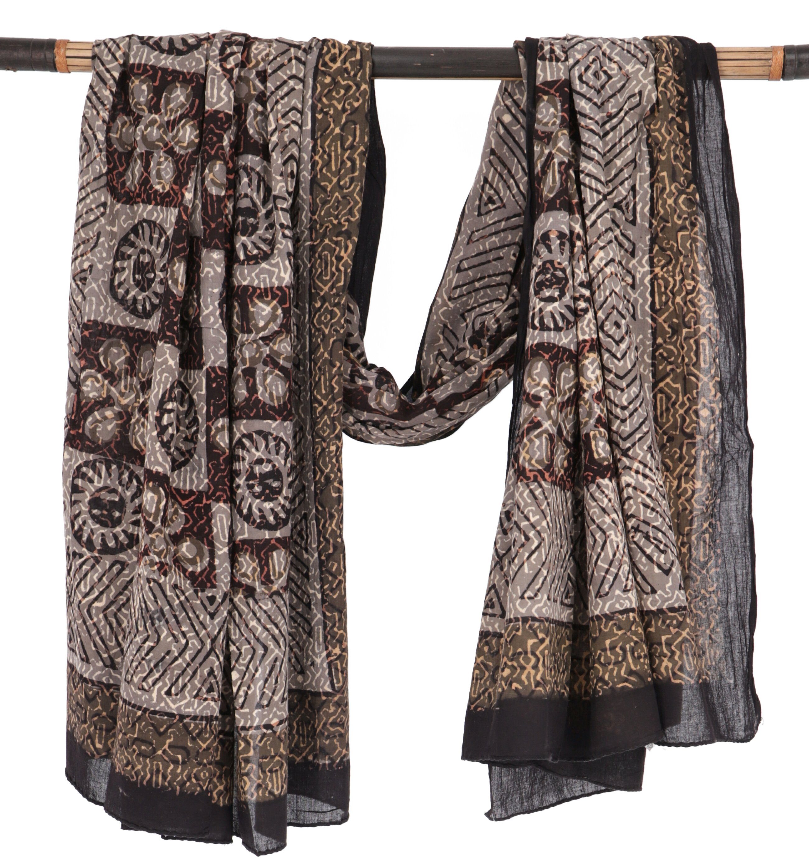 Guru-Shop Sarong Leichter Pareo Schal, Sarong, handbedrucktes.. – Bild 5 von 5