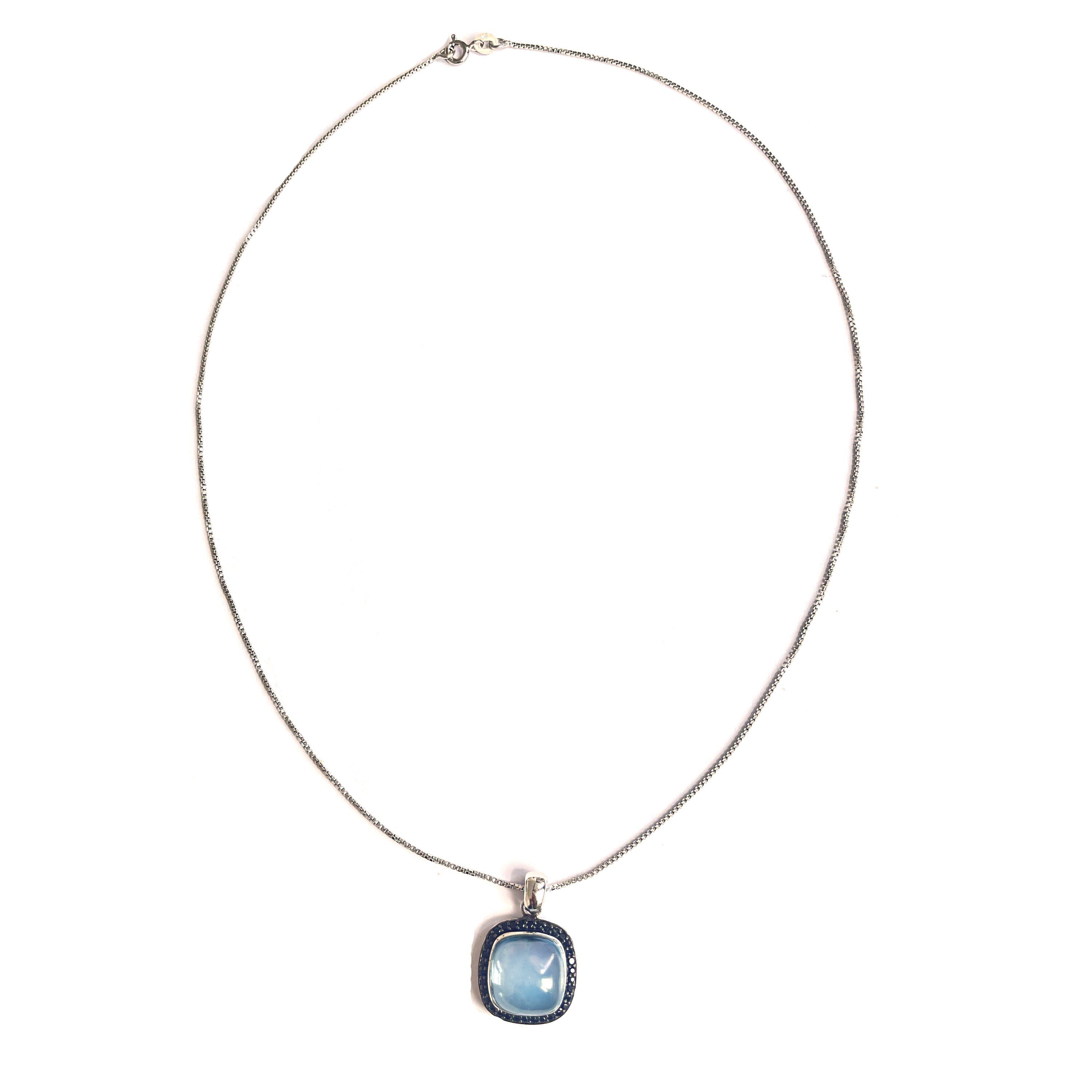 XEN Kette mit Anhänger blau...