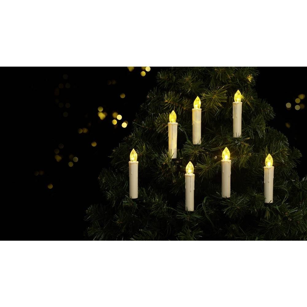 Sygonix Lichterkette Kabellose -Kerzen 20er Set Indoor