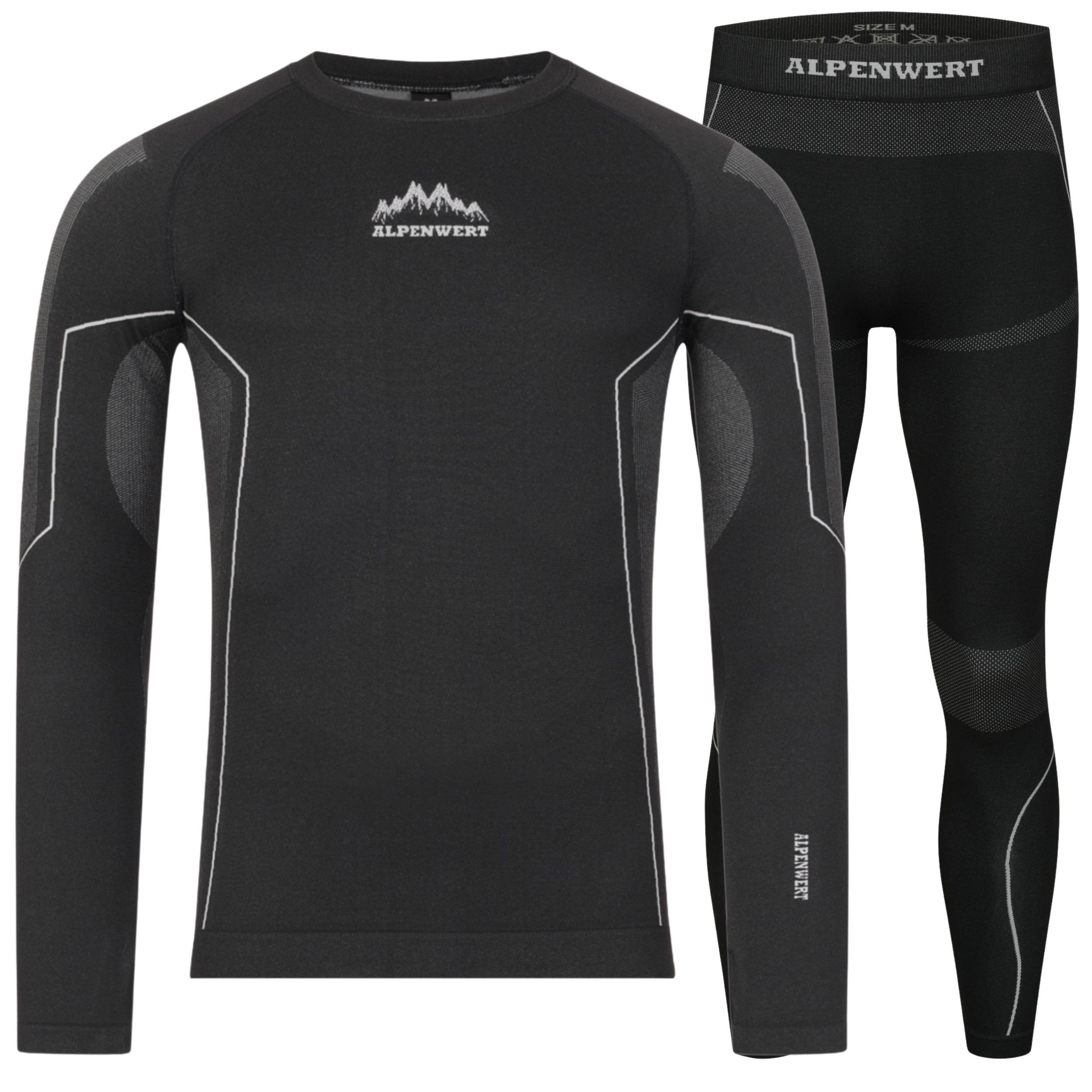 Alpenwert Thermounterhemd Thermounterwäsche Set Herren – günstig online kaufen