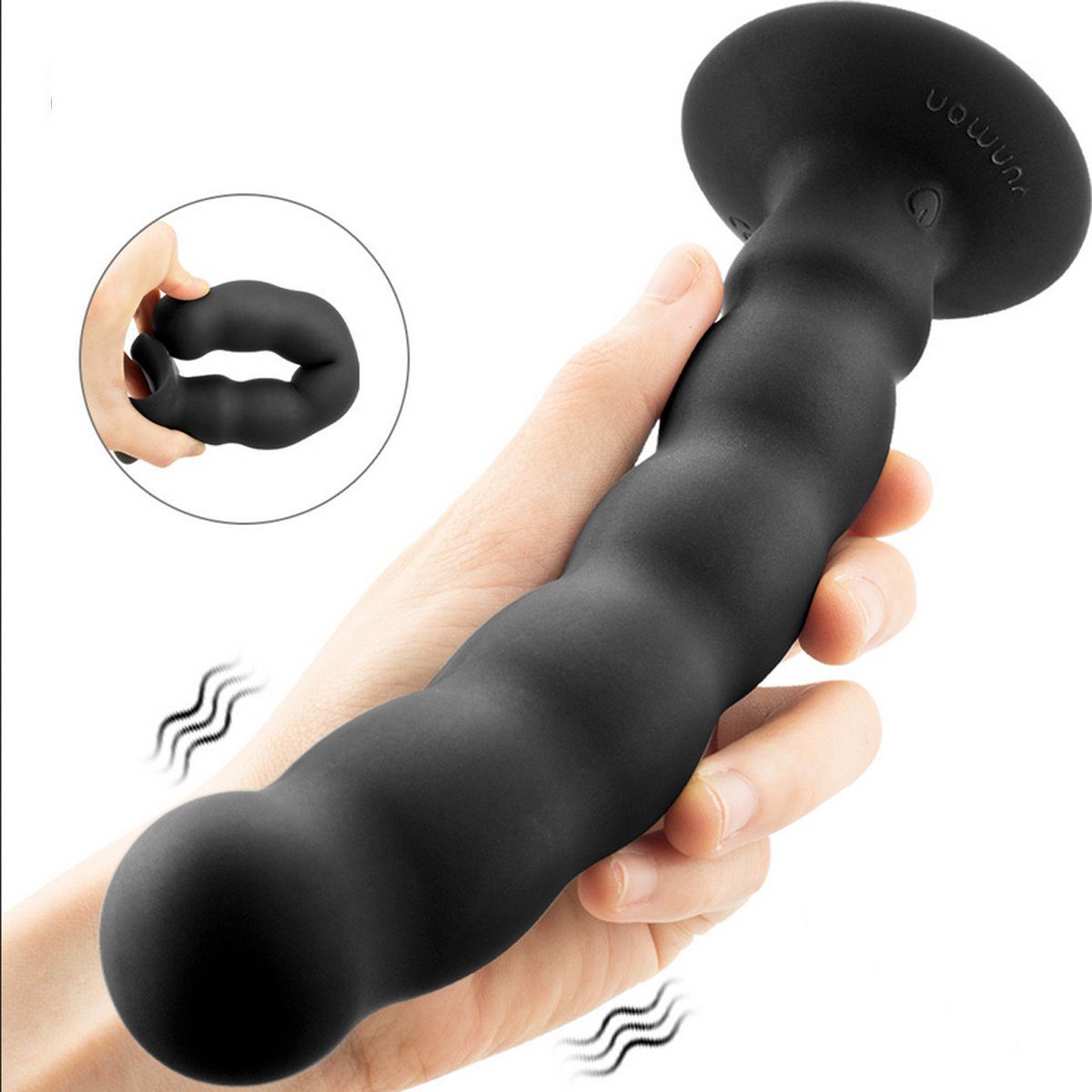 TPFSecret Analvibrator Anal Stimulator M wiederaufladbar, für Frauen USB ergonomischer und Prostata 10 (über Anal Vibrationsmodi, verschiedene Größe Massagegerät Vibrator), Männer, 