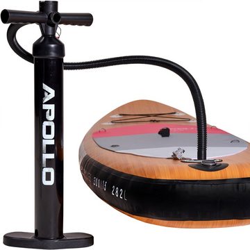Apollo Inflatable SUP-Board Aufblasbares Stand Up Paddle Board SUP - Wood, aufblasbar