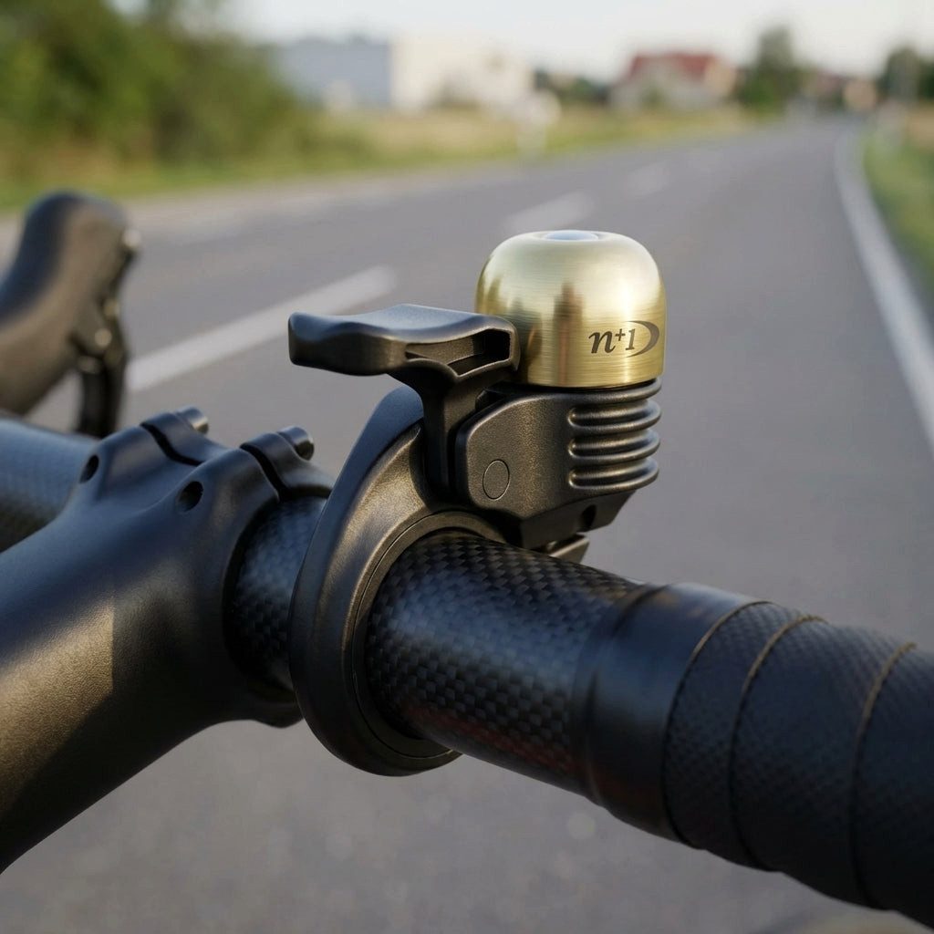 Procraft Fahrradklingel Procraft Klingel Race Bell Mini schwarz/gold - superleichte Rennrad-Fa
