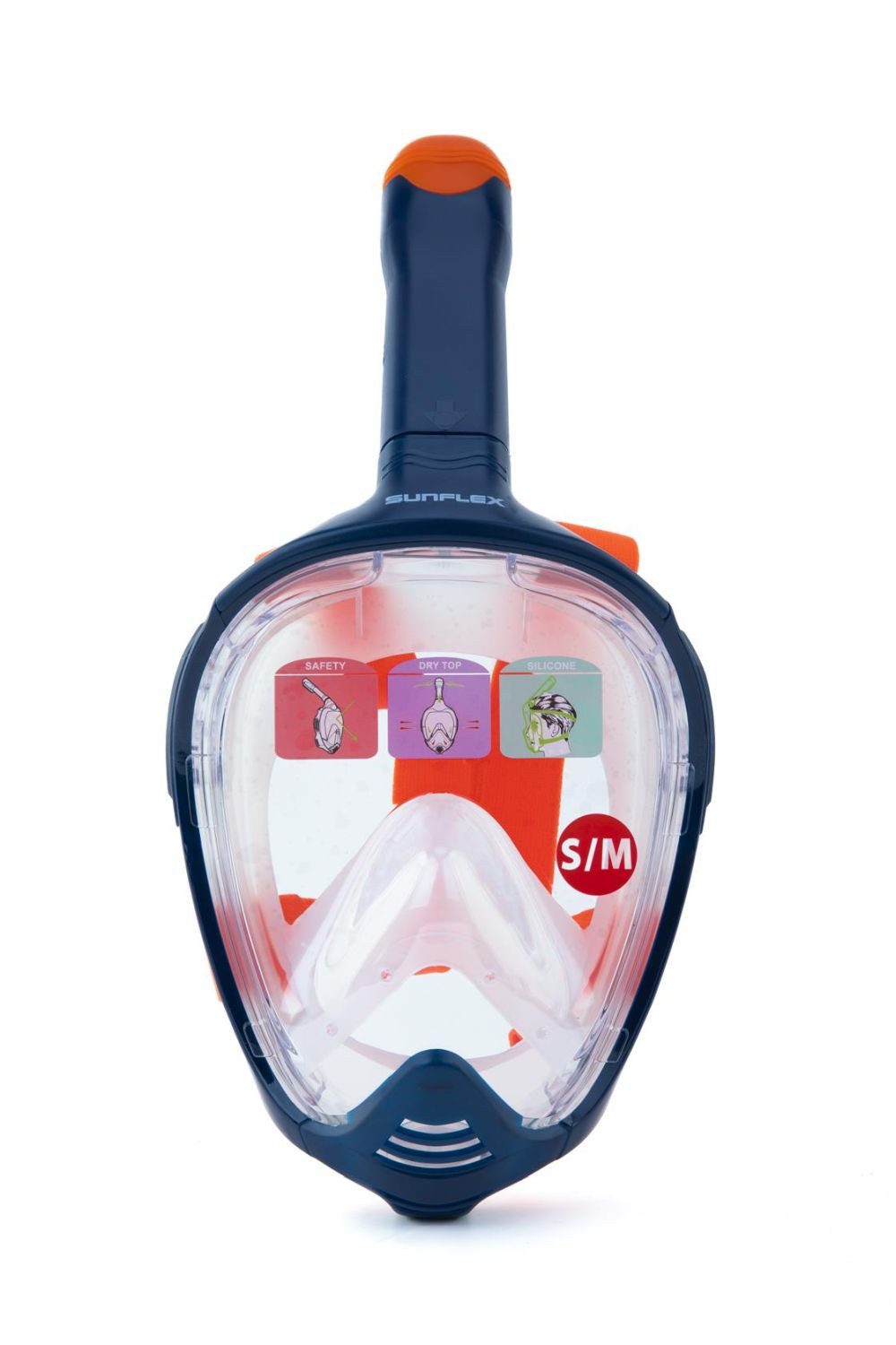 Sunflex Schwimmbrille Full Face Mask Kraken S/M, Wassersport