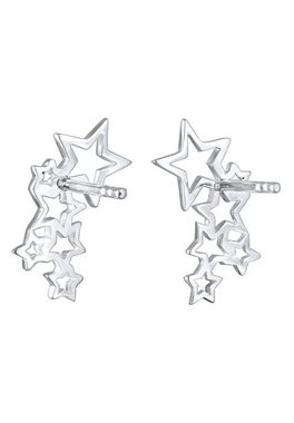 Elli Paar Ohrstecker Sterne Astro Trend Cut Out 925 Sterling Silber, Sterne, Astro