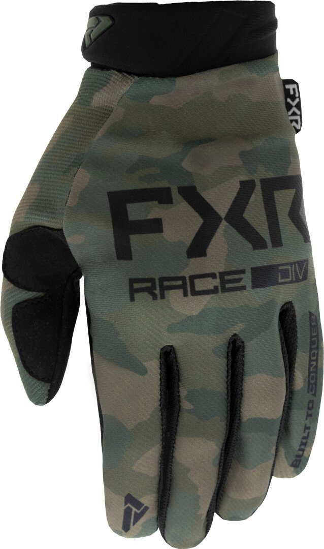 Black/Camouflage 2023 Reflex Motocross Motorradhandschuhe Handschuhe FXR
