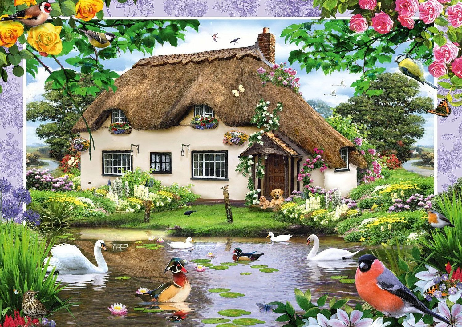 Schmidt Spiele Puzzle Romantisches Landhaus. 500 günstig online kaufen
