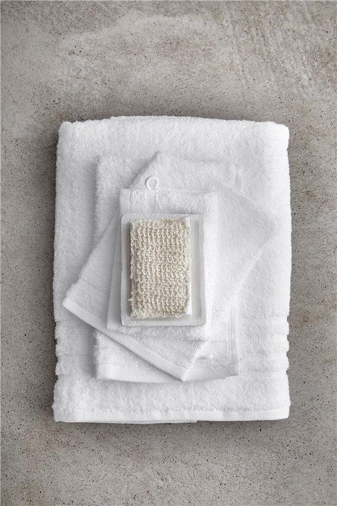 Basics cm, - Bath 30x50 Byrklund (1-St) 2x Baumwolle Handtuch Gästetuch Weiß