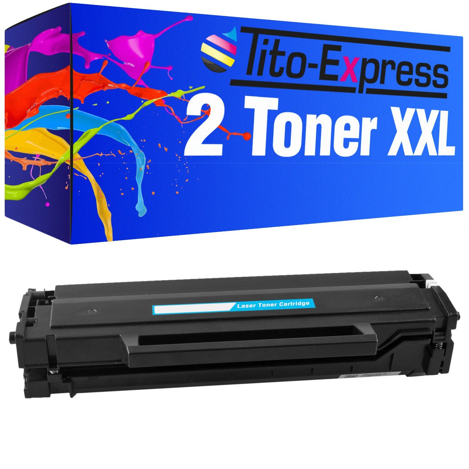 2er M2070 Set M2026W M2026 D111S, M2022W Black), Tito-Express für Tonerpatrone M2070W (Doppelpack, MLT-D111S Samsung M2022 Xpress 2x M2020 M2070FW ersetzt M2020W MLT Samsung