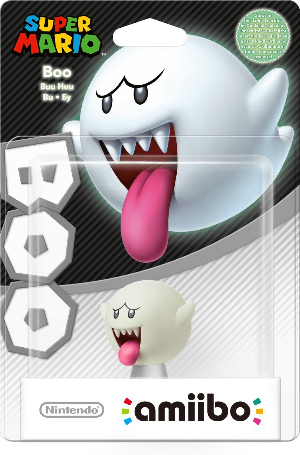 Nintendo Sammelfigur amiibo Boo (Buu Huu) aus Super Mario Collection Switch Wii U 3DS (amiibo Figur, 1 St., digitale Inhalte), NFC