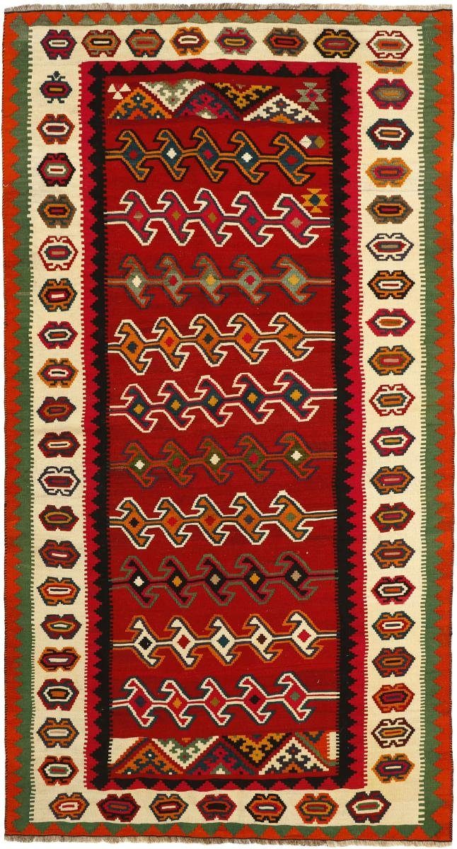 Orientteppich Kelim Fars Heritage 149x285 Handgewebter Orientteppich, Nain Trading, rechteckig, Höhe: 4 mm