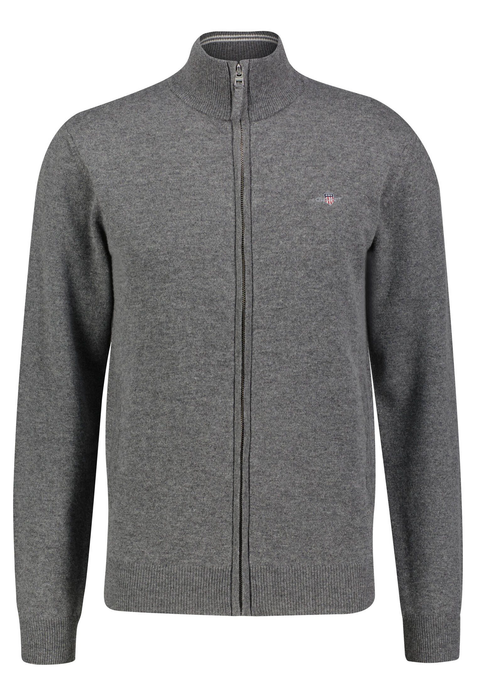 Gant Strickjacke Herren Strickjacke aus Lammwolle günstig online kaufen