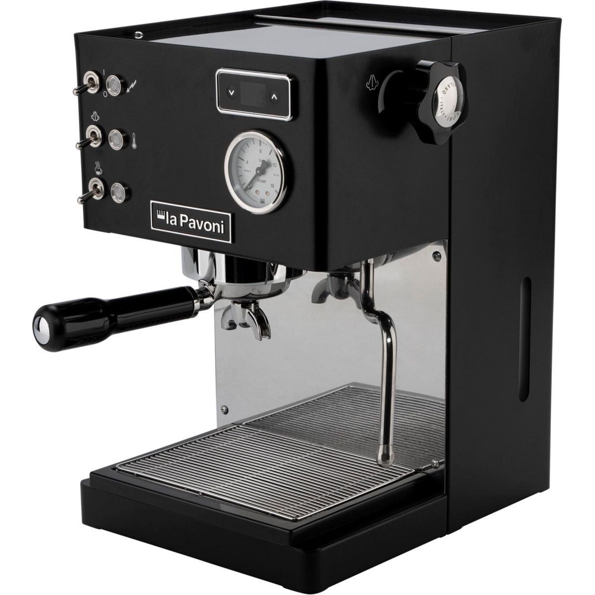 La Pavoni Siebträgermaschine Casa Bar PID schwarz- matt