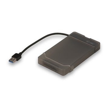 I-TEC Festplatten-Gehäuse MySafe USB 3.0 Easy externes 2.5" Festplattengehäuse, für SATA I/II/III HDD SSD Schwarz