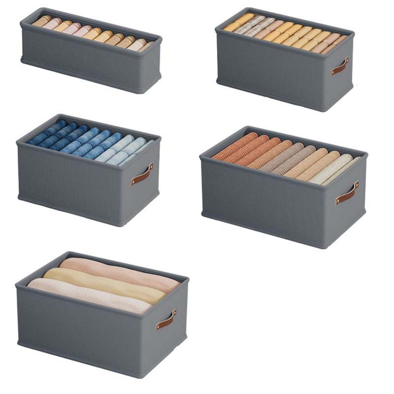 Coonoor Aufbewahrungsbox 5 Pack Faltbare Schrank günstig online kaufen