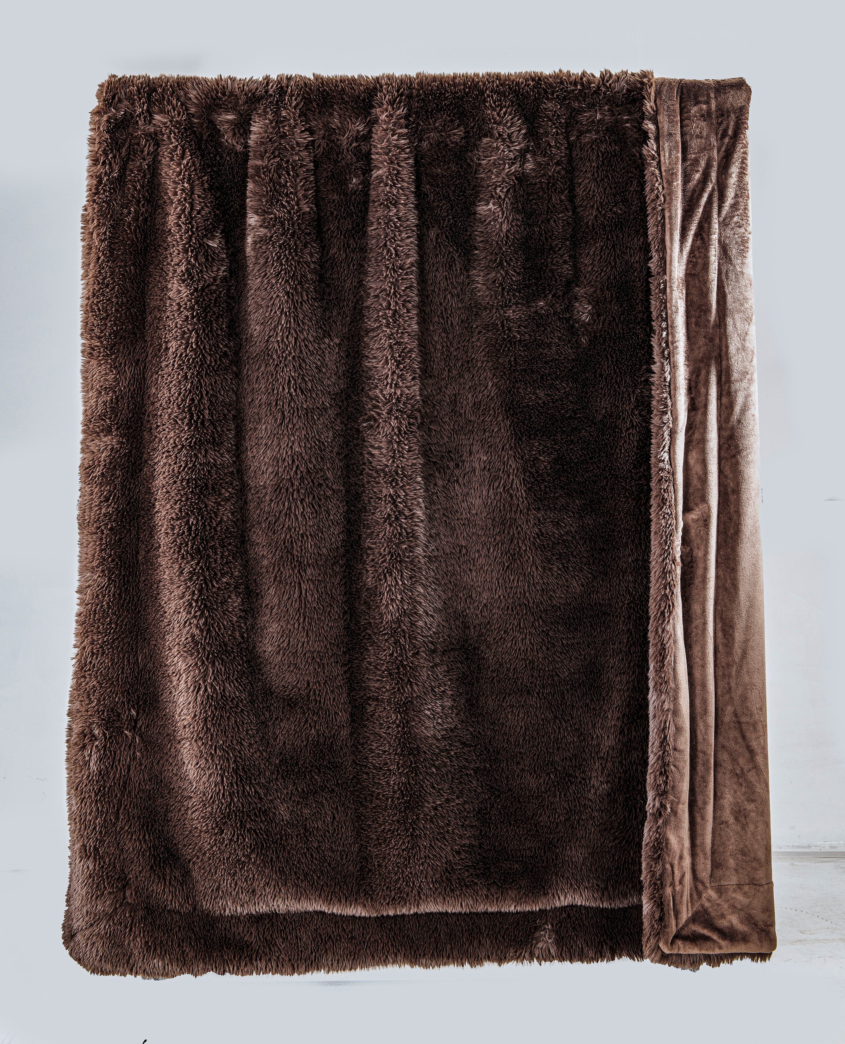 Wohndecke Star Fellimitat Home Textil, aus Byron,