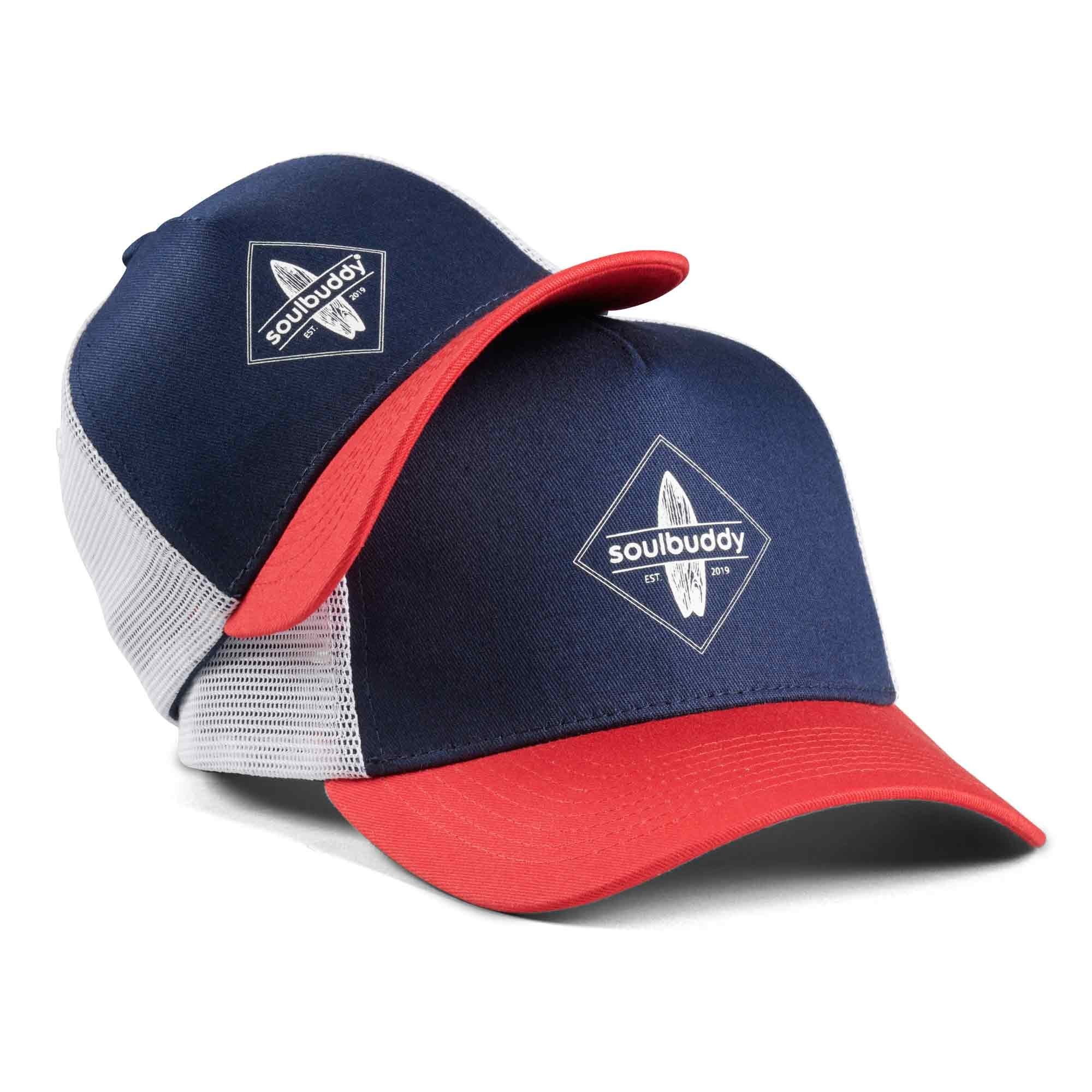 Soulbuddy Trucker Cap 2er-Set, Mini Me Set, Vatertagsgeschenk, (1x Adult & 1x Kinder Cap)