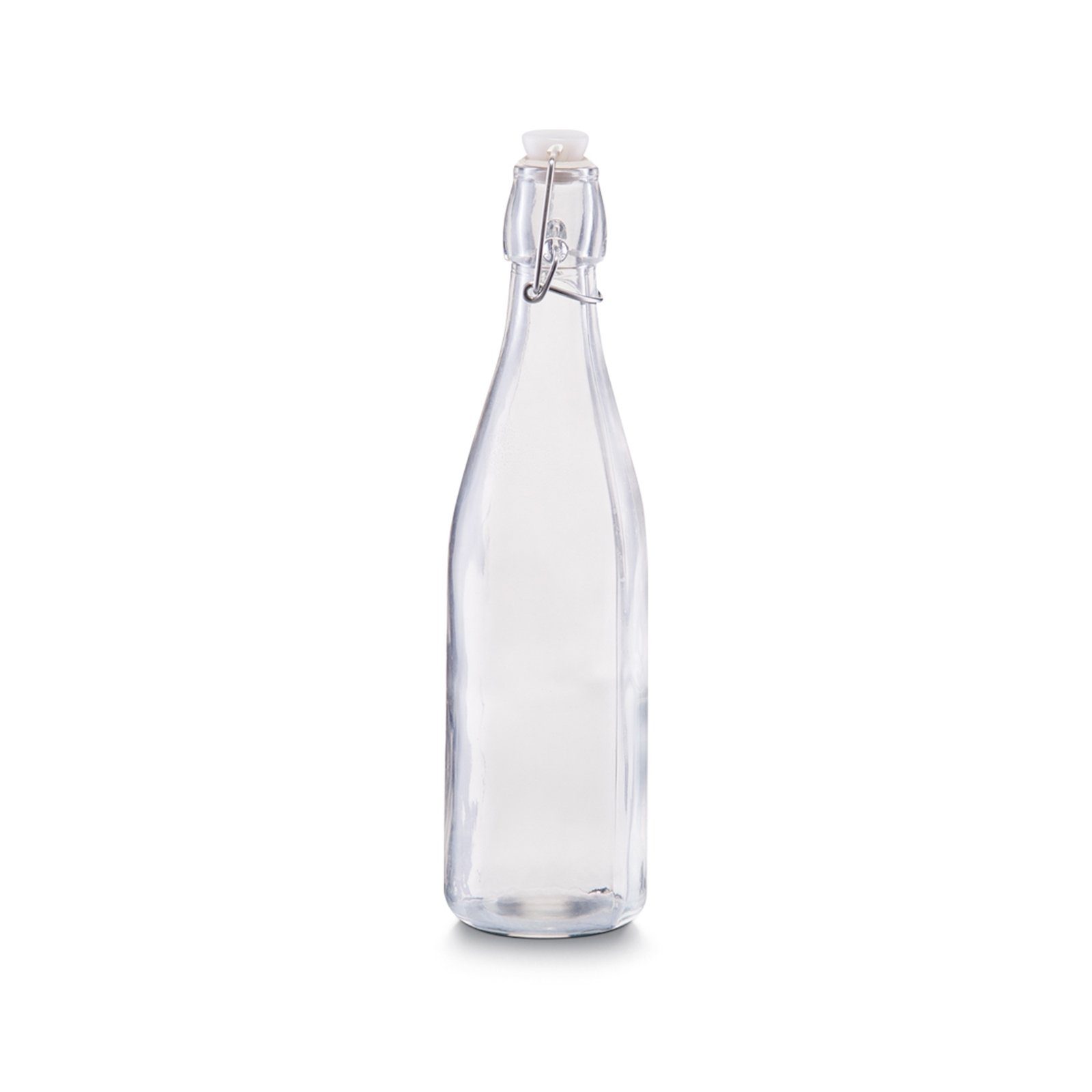Zeller Present Vorratsglas Glasflasche mit Bügelverschluss 500 ml, Glas, (1-tlg), zum Befüllen
