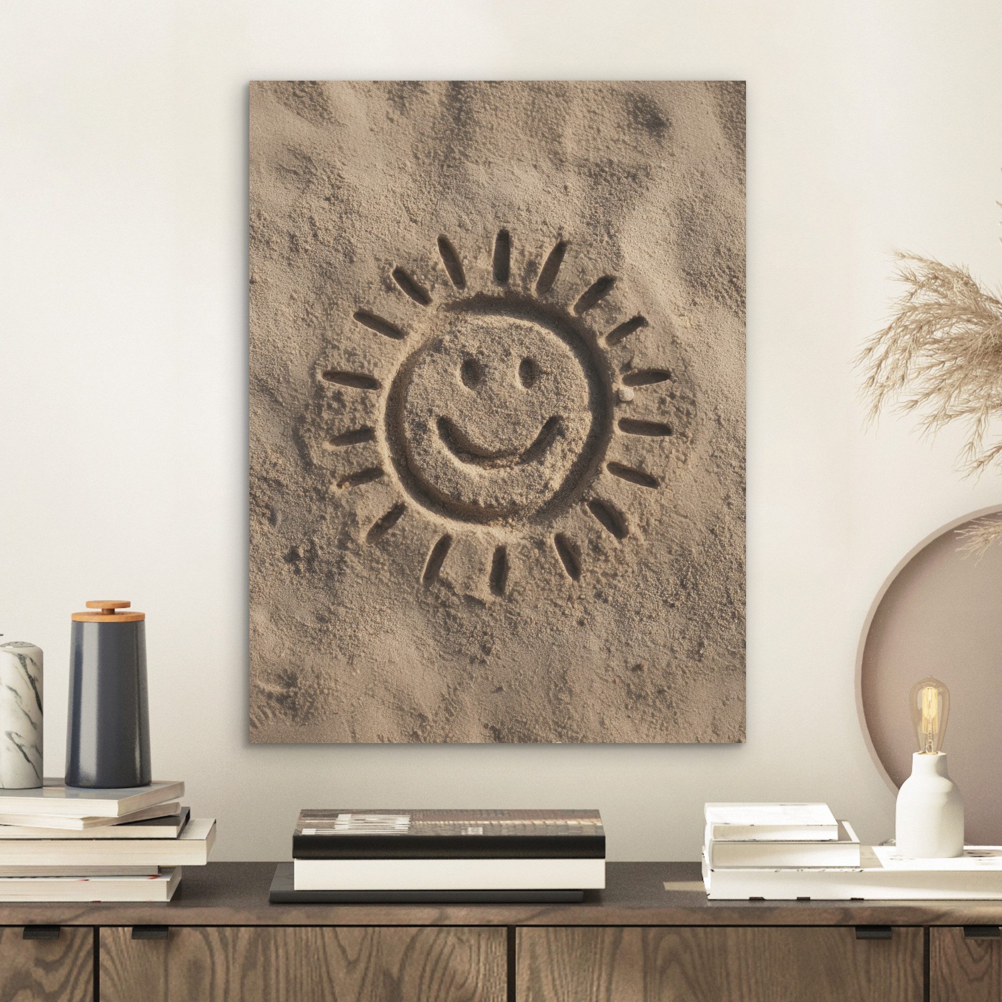 MuchoWow Gemälde Gesicht - Sonne - günstig online kaufen