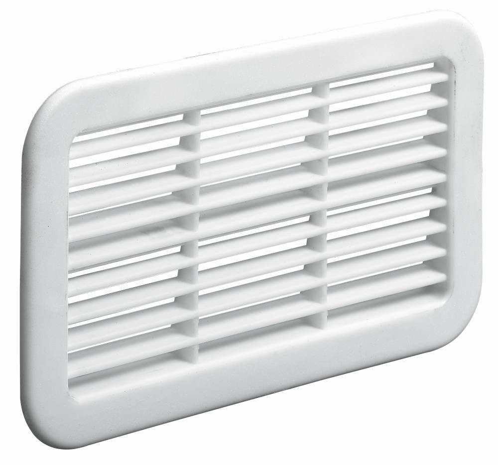 Hettich Möbelbeschlag Hettich Lüftungsgitter eckig 78 x 128 mm