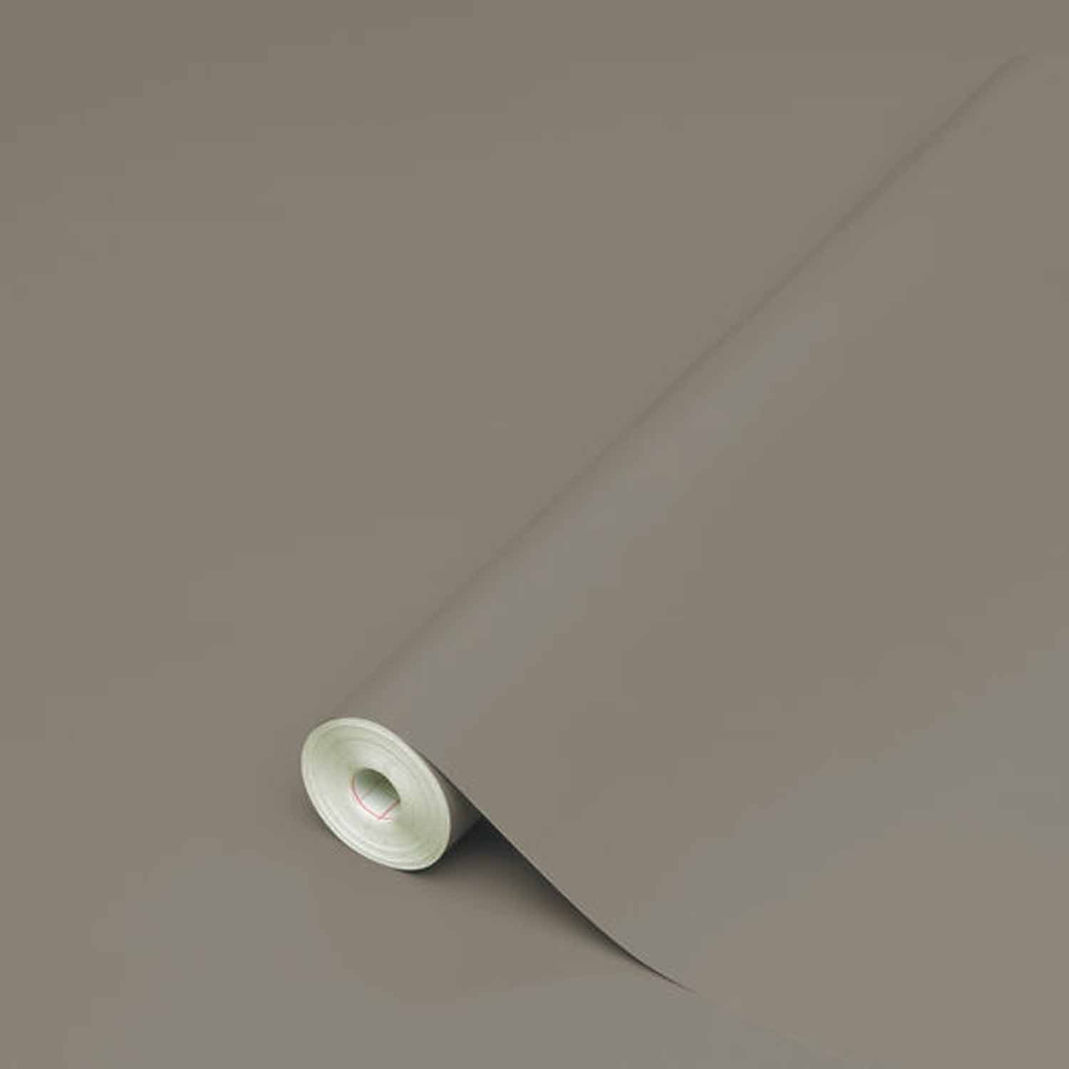d-c-fix Möbelfolie Uni Lack taupe - selbstklebende Dekofolie Klebefolie für Möbel Küche, Designfolie - pflegeleicht, zuschneidbar und rückstandslos entfernbar