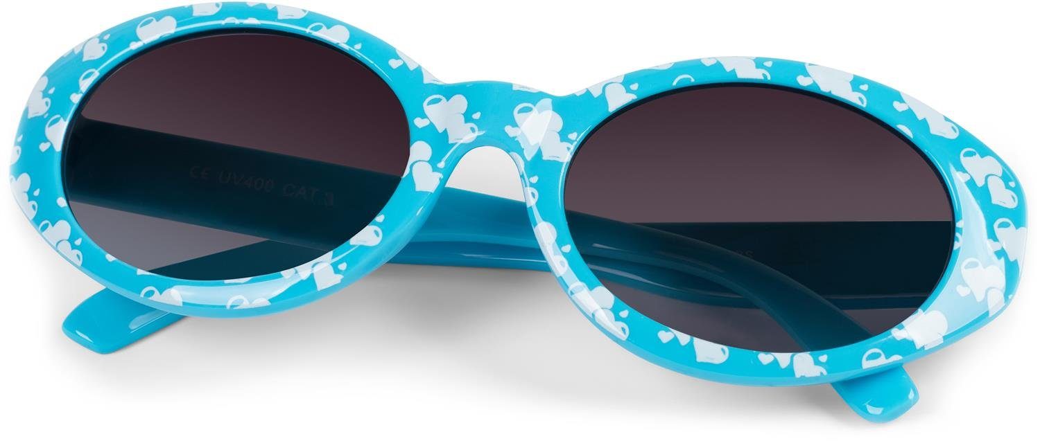 styleBREAKER Sonnenbrille (1-St) Getönt / Verlauf Glas Gestell Grau Blau
