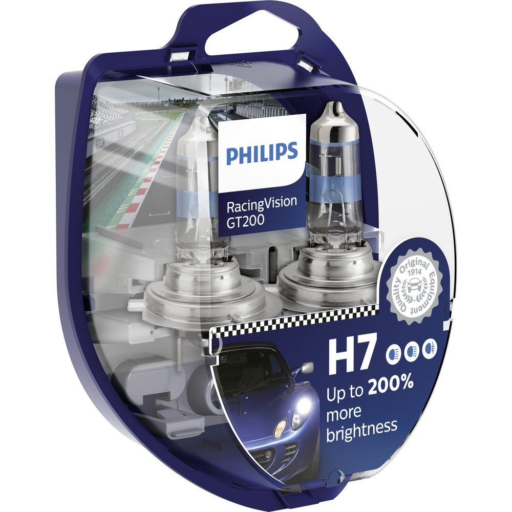 Philips KFZ-Ersatzleuchte Philips 12972RGTS2 Halogen Leuchtmittel RacingVision H7 55 W 12 V