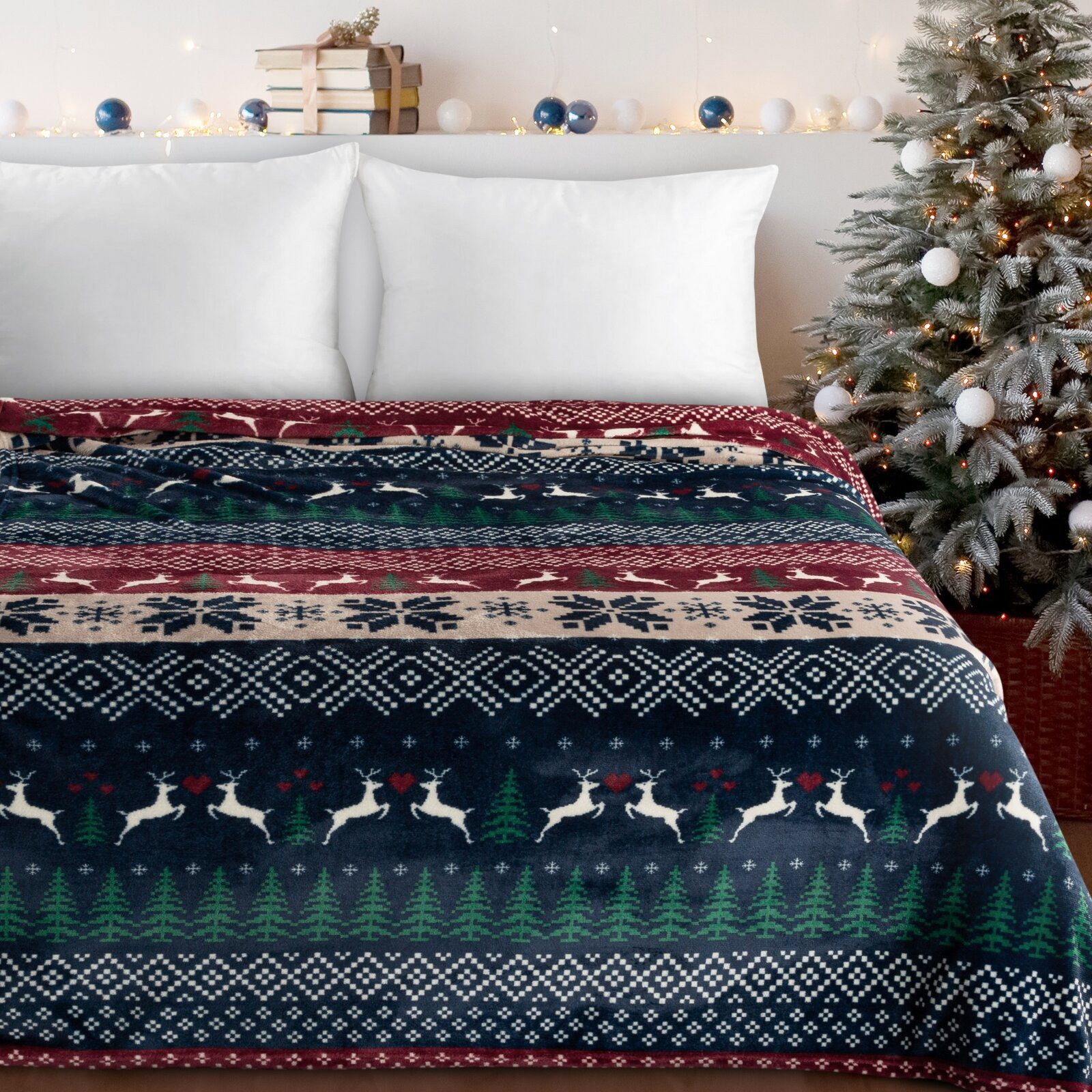 Wohndecke KAROMUSTER Winterdecke, Eurofirany, karierte Decke, günstig online kaufen