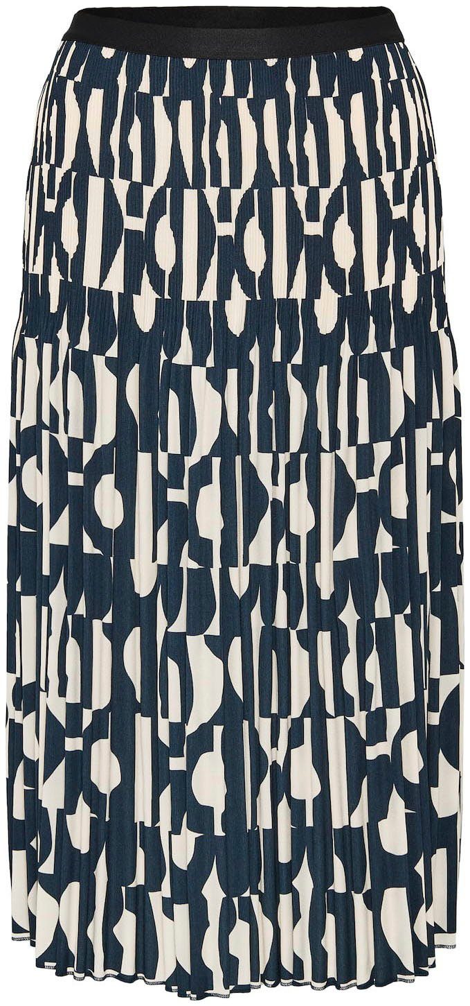 Damen Röcke OPUS Plisseerock Ribane abstract im grafischen Print