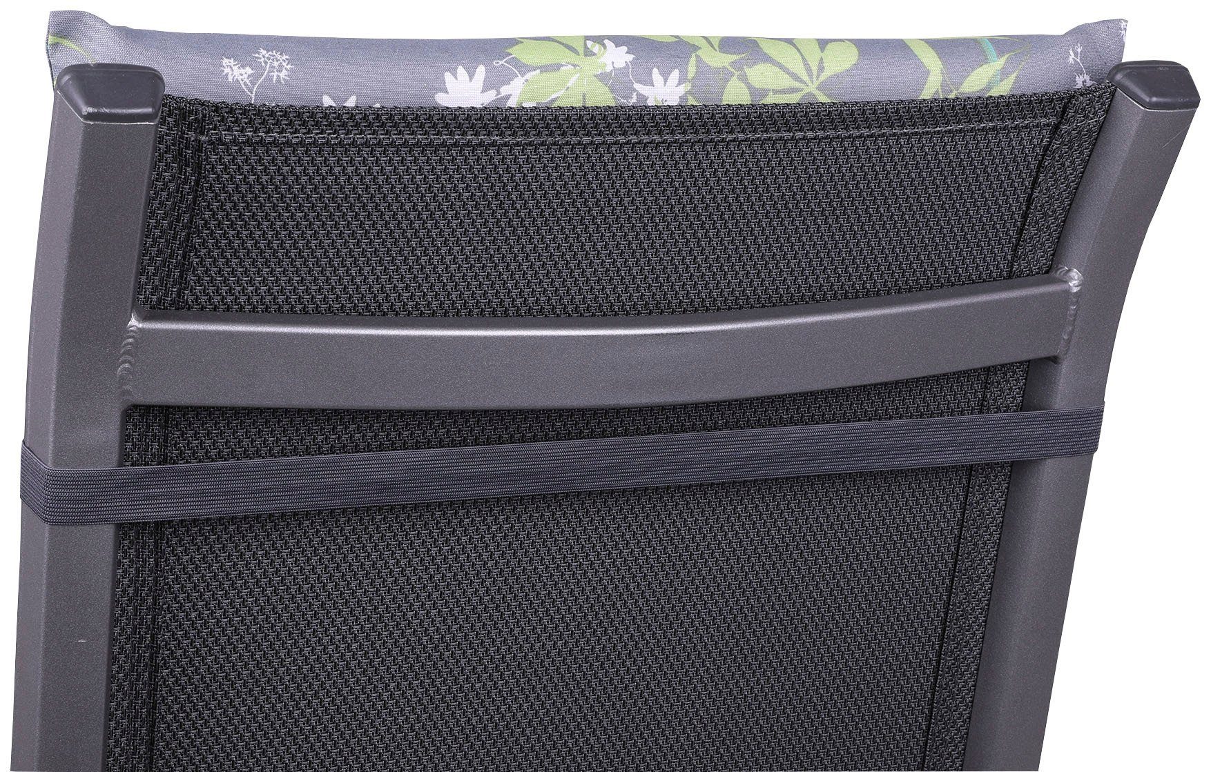 GO-DE Sesselauflage Lima, TOPSELLER!, (Set, 2 St., Set mit 2 Niederlehnerauflagen, OTTOs Choice), Maße ca.: 48 cm x 5 cm x 108 cm