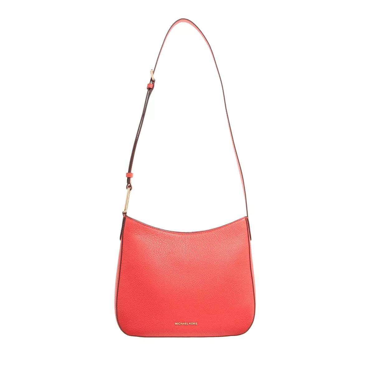 Michael kors red messenger bag sale