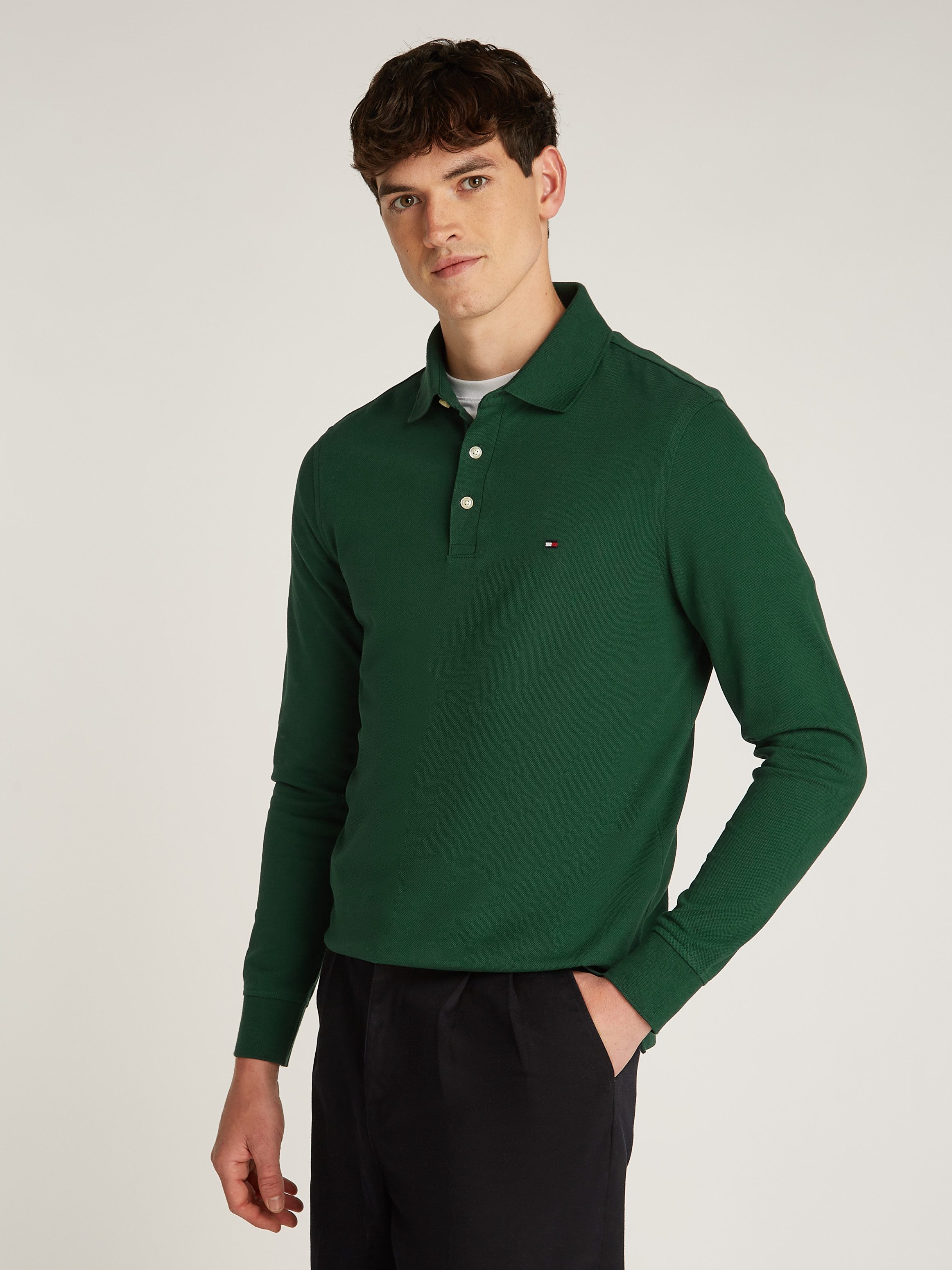 Tommy Hilfiger Langarm-Poloshirt 1985 SLIM LS günstig online kaufen