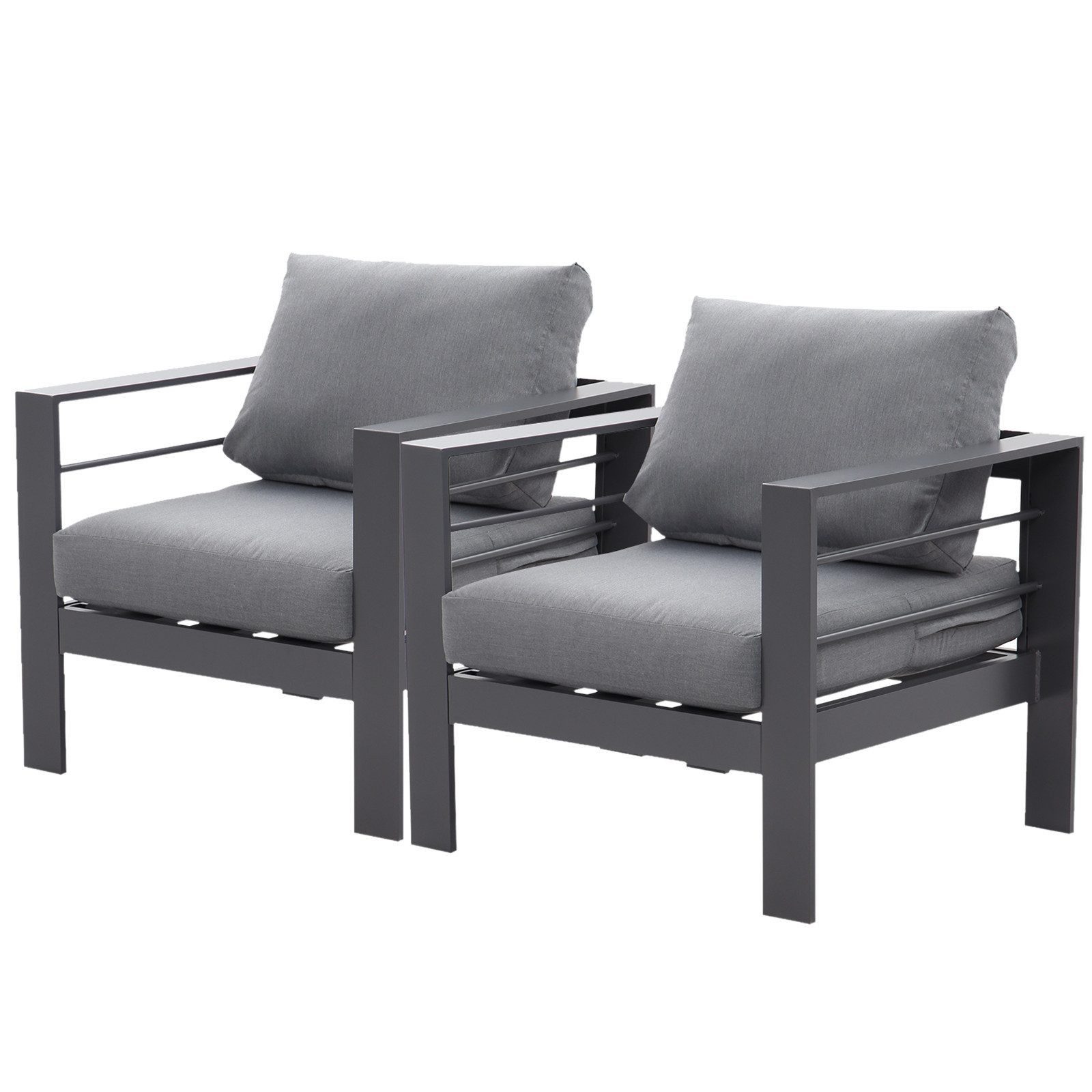 MeXo Gartensessel Relaxsessel outdoor 2 Sitzer günstig online kaufen
