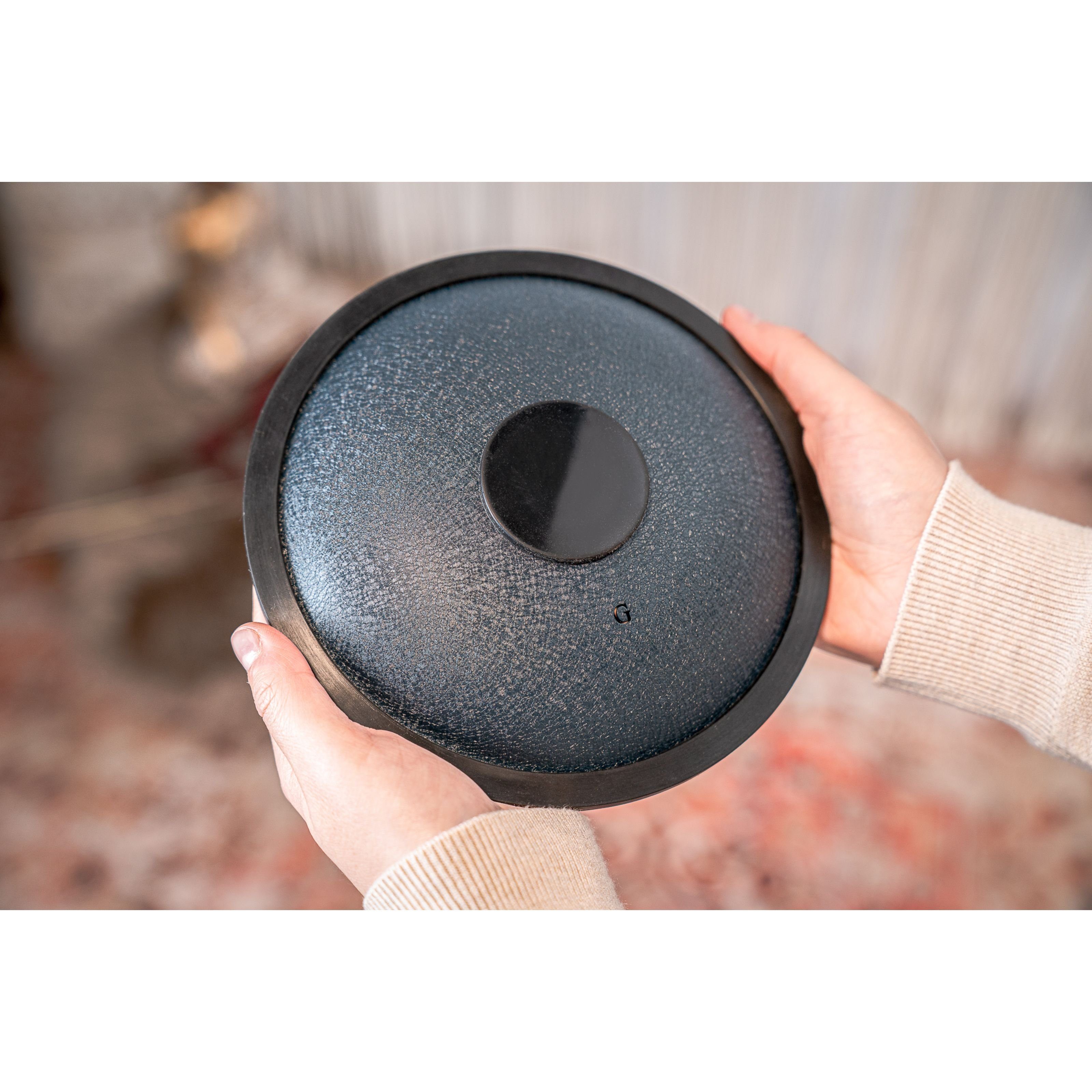 Meinl Percussion Steel Tongue Drum, Handpans und Steel Tongue Drums, Steel Tongue Drums, SSTD2NB Small Steel Tongue Drum G-Moll Marineblau - Zungentrommel