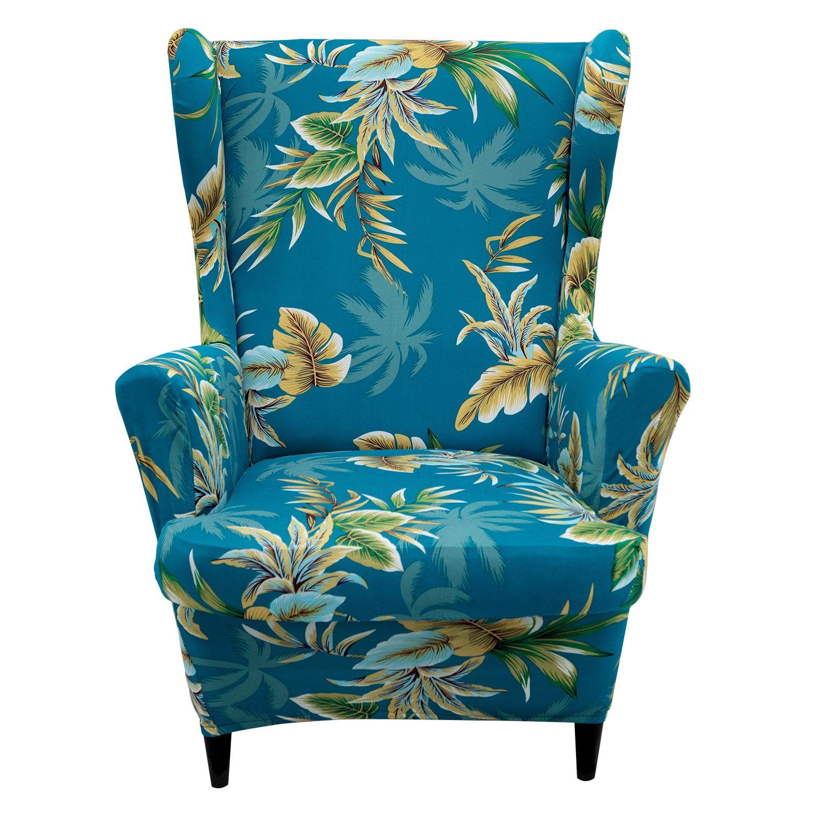 Rosnek Sesselhusse Floral/Geometrisch, Stretch, für Ohrensessel günstig online kaufen