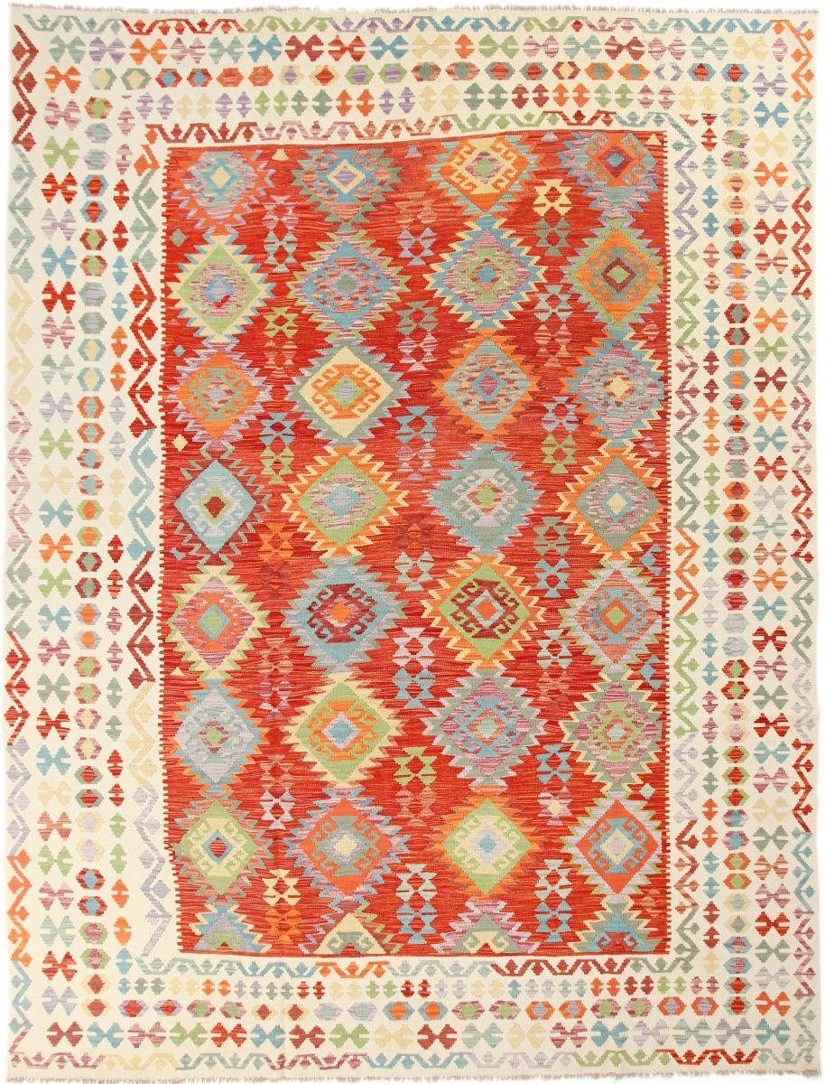 Orientteppich Kelim Afghan Heritage 262x341 Handgewebter Moderner Orientteppich, Nain Trading, rechteckig, Höhe: 3 mm